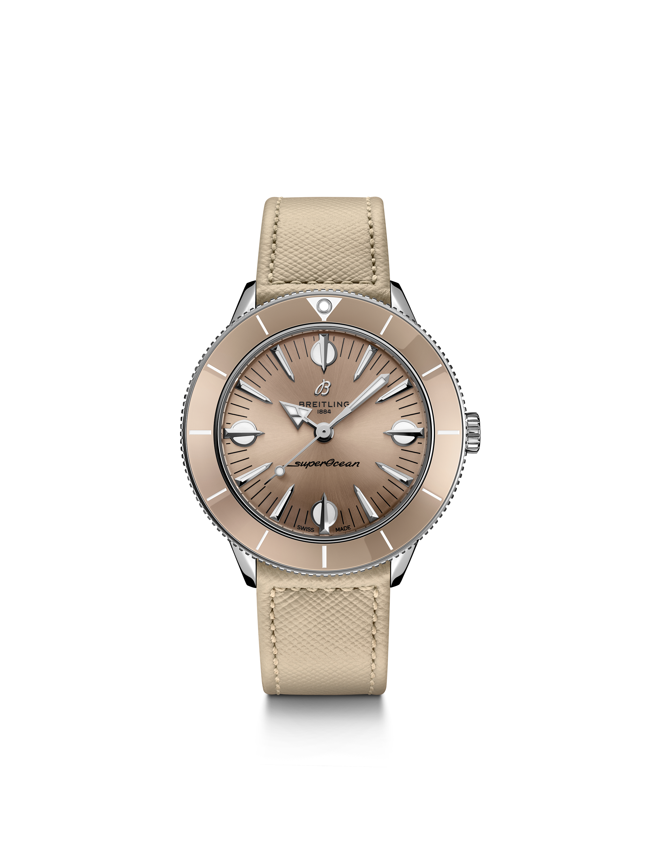 Superocean Heritage '57 Pastel Paradise Iced latte | V-DIAL-COLOR-LATTE dial, A10340A41A1X1