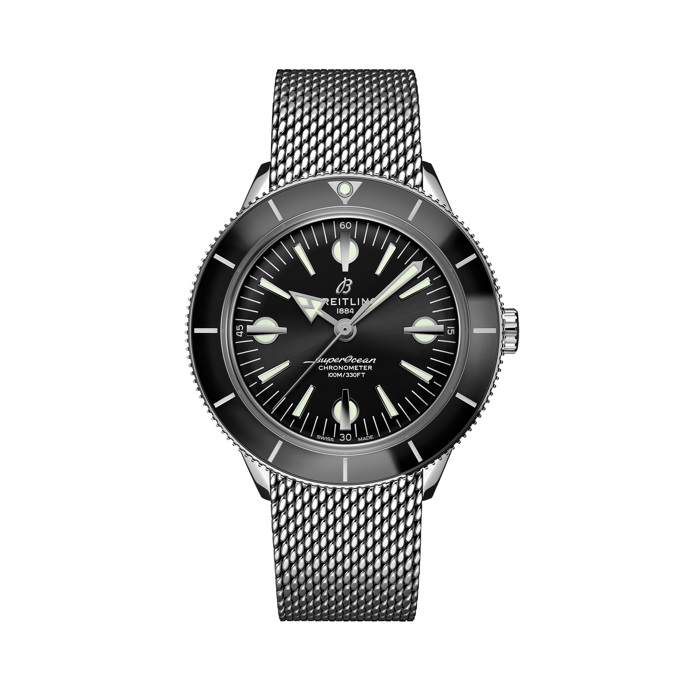 Superocean Heritage '57 Black | V-DIAL-COLOR-5686 dial, A10370121B1A1