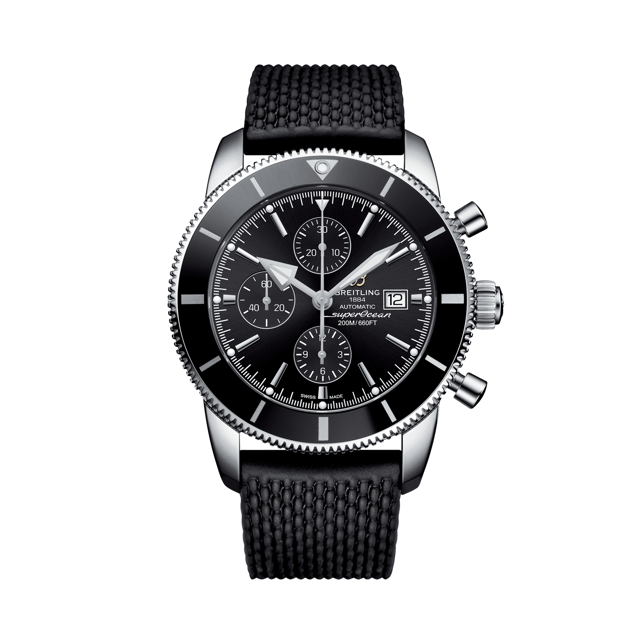 Superocean Heritage Chronograph 46 Black | V-DIAL-COLOR-5686 dial, A13312121B1S1