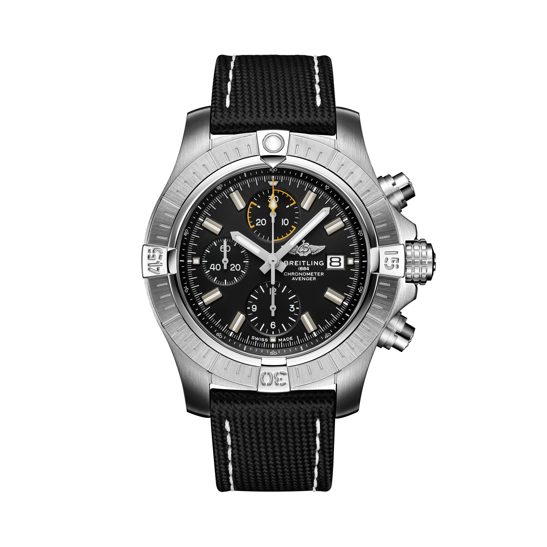 Avenger Chronograph 45 Black | V-DIAL-COLOR-5686 dial, A13317101B1X1