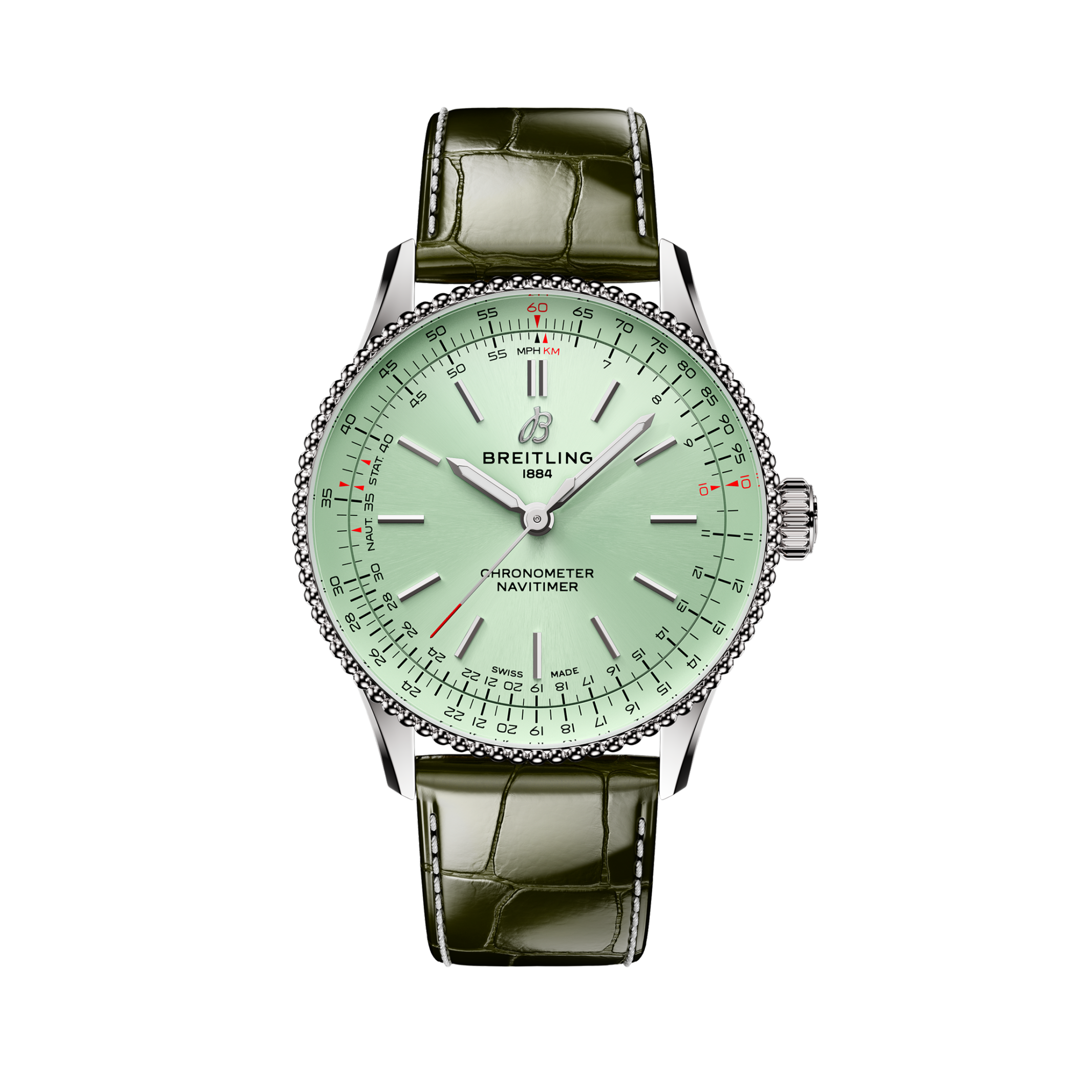 Navitimer Automatic 36 Verde menta | V-DIAL-COLOR-8888 dial, A17327361L1P1