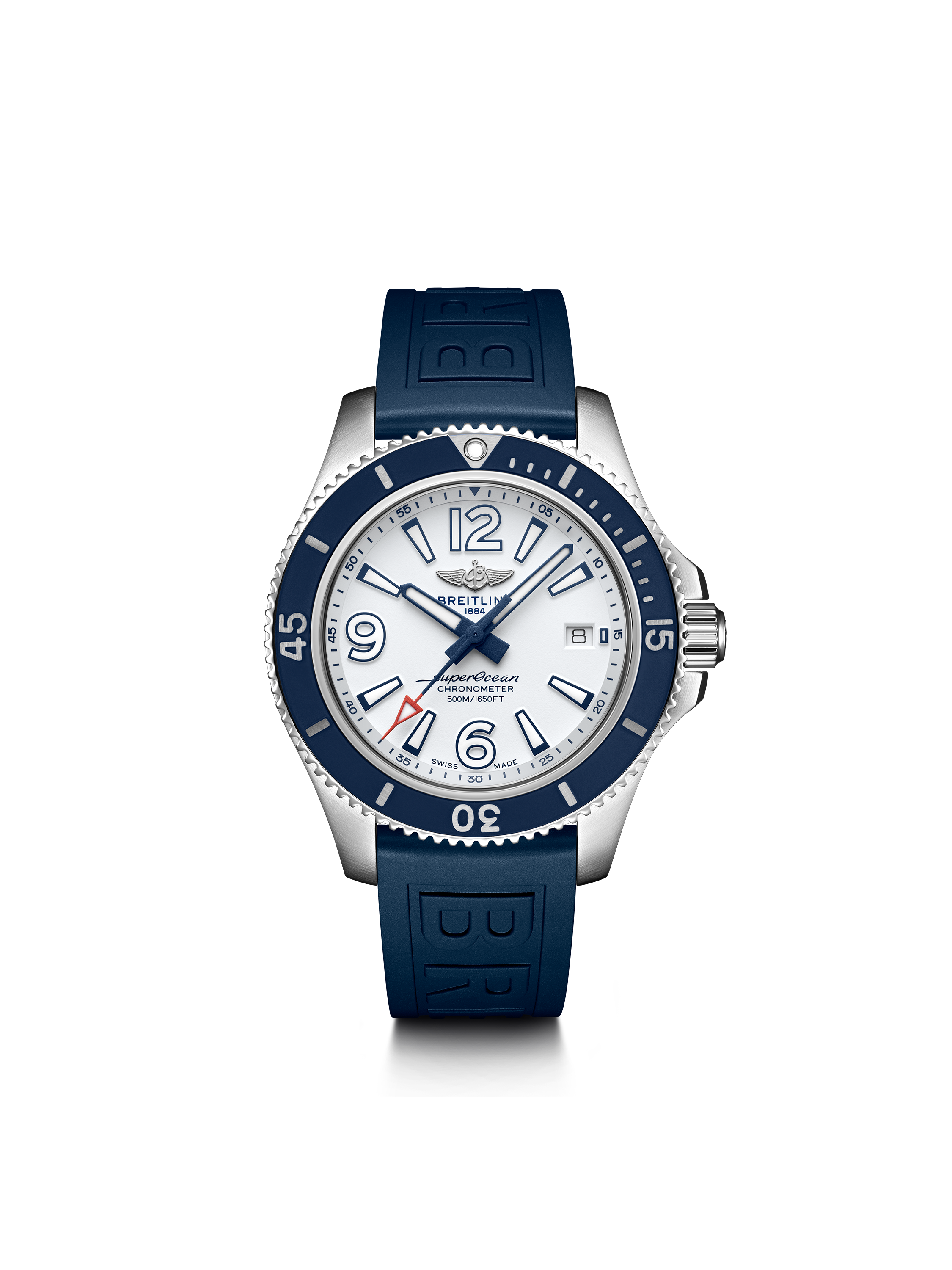 Superocean Automatic 42 Blanc | V-DIAL-COLOR-5926 dial, A17366D81A1S1