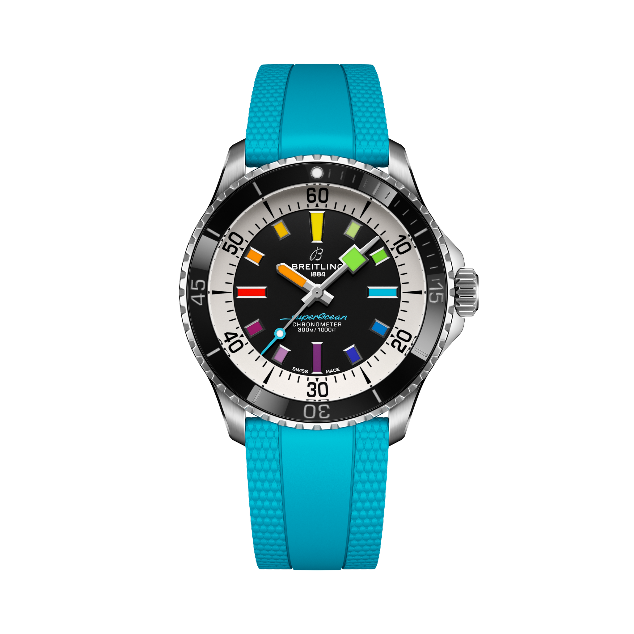 Superocean Automatic 42 Black | V-DIAL-COLOR-5686 dial, A17375211B2S1