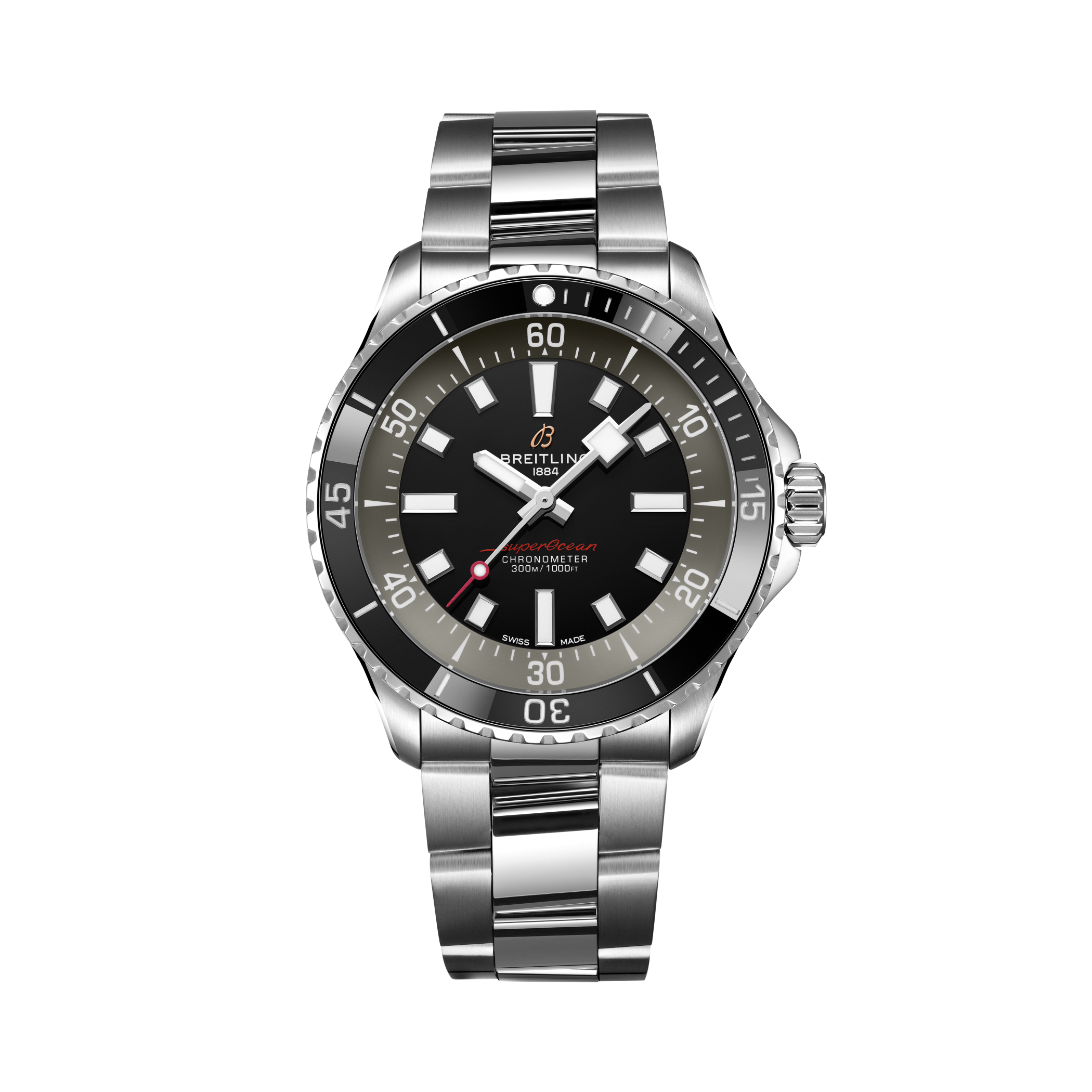 Superocean Automatic 42 Black | V-DIAL-COLOR-5686 dial, A173757A1B1A1