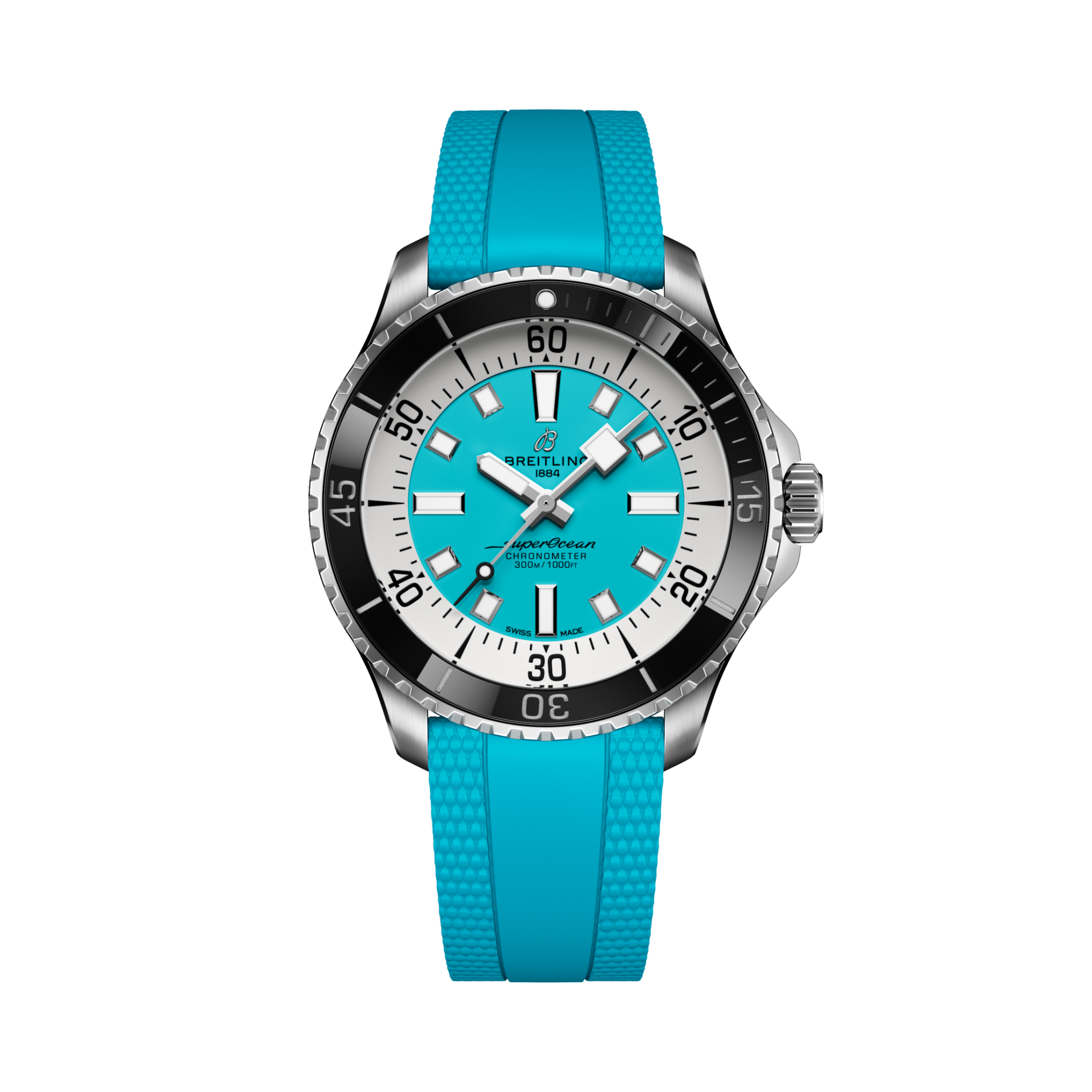 Superocean Automatic 44 Turquoise | V-DIAL-COLOR-9876 dial, A17376211L2S2