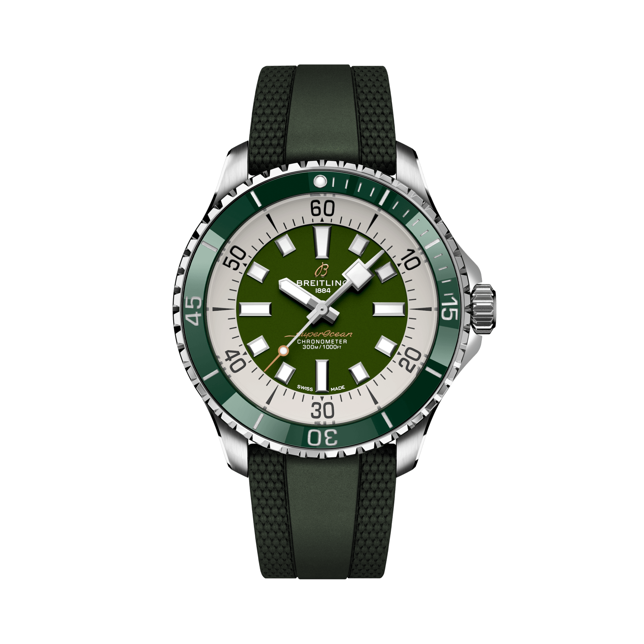 Superocean Automatic 44 Vert | V-DIAL-COLOR-5765 dial, A17376A31L1S1