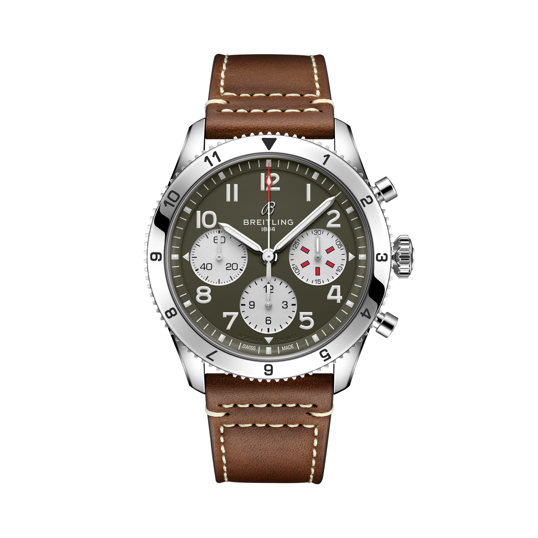 Classic AVI Chronograph 42 Curtiss Warhawk Green | V-DIAL-COLOR-5765 dial, A233802A1L1X1