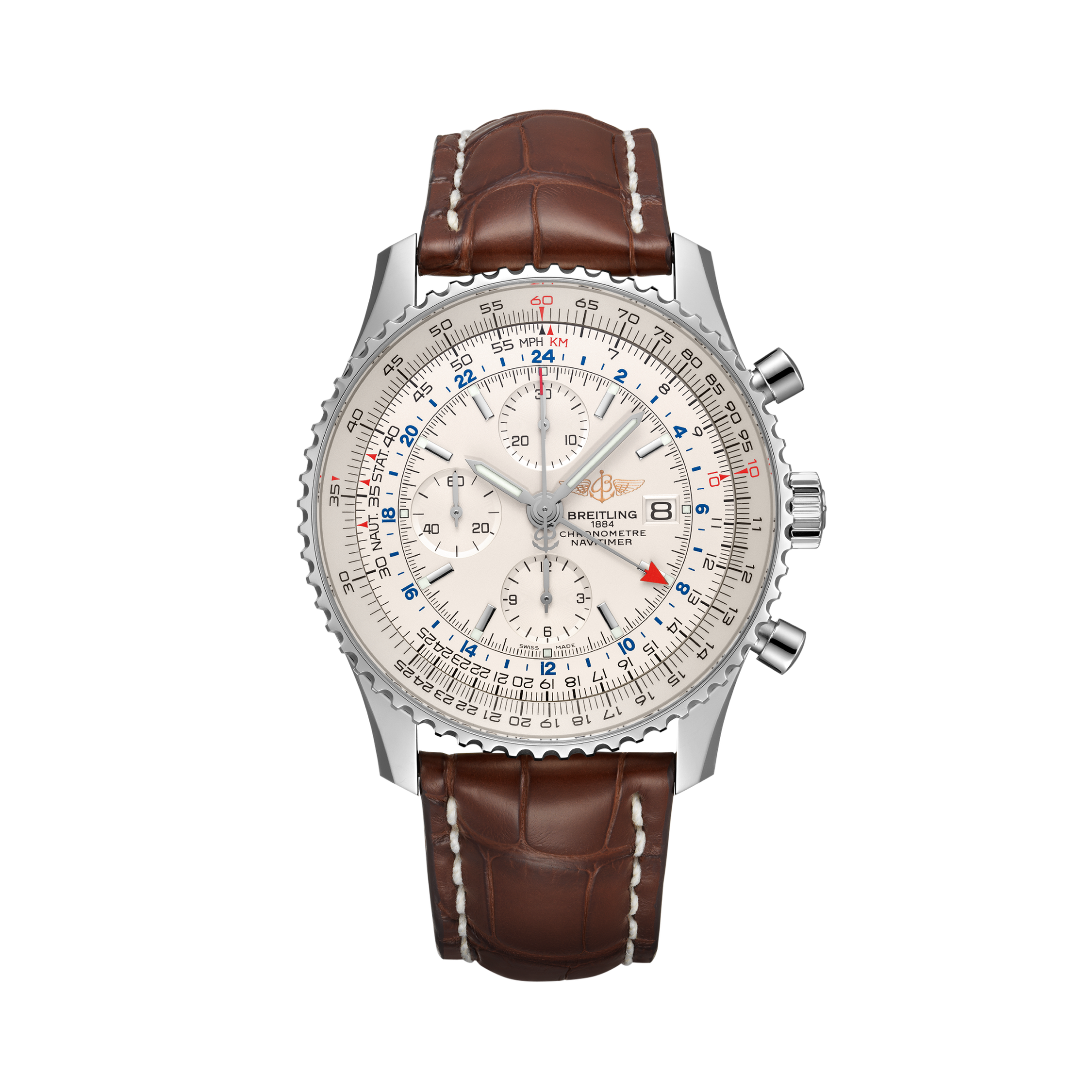 Navitimer Chronograph GMT 46 Cream | V-DIAL-COLOR-5842 dial, A24322121G1P1