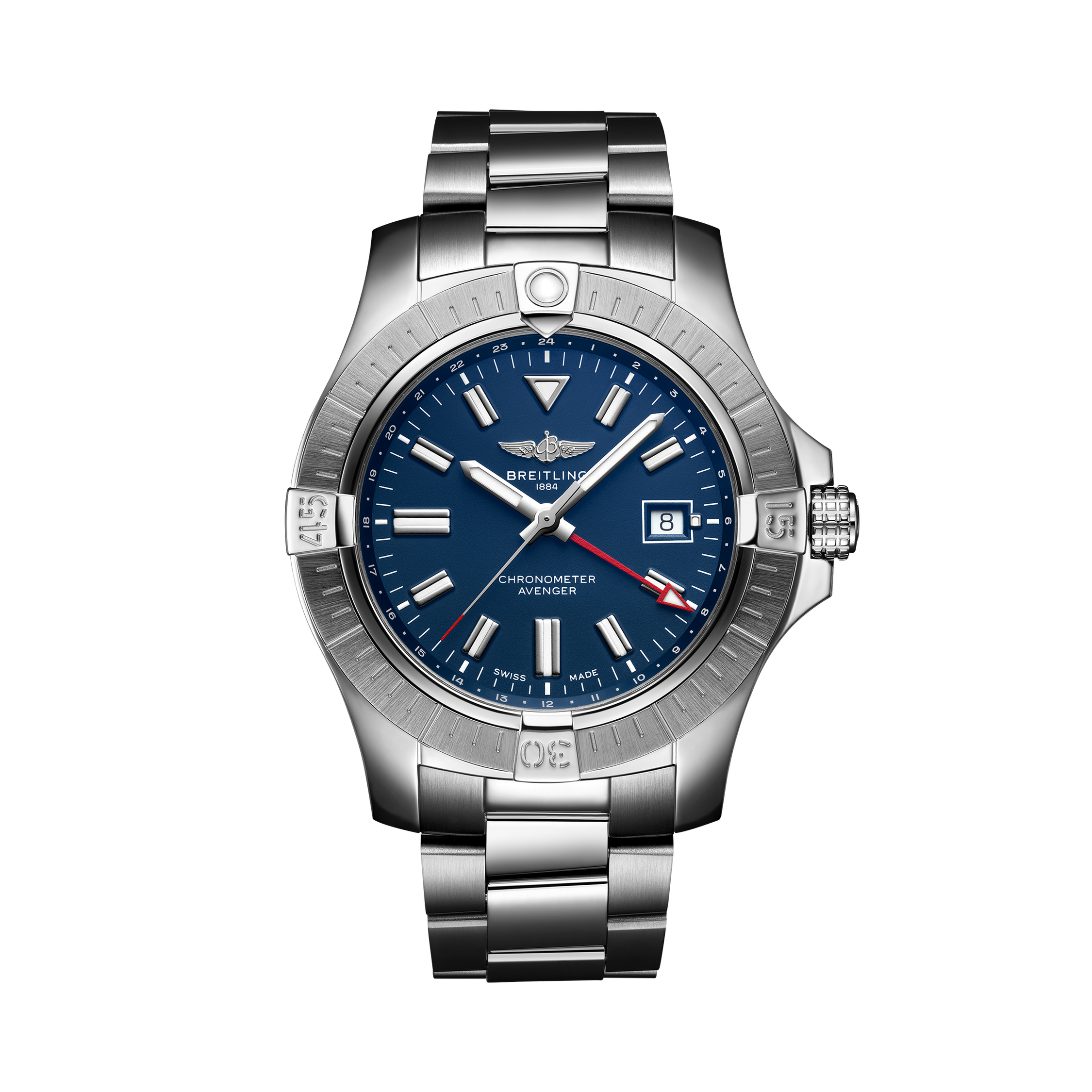 Avenger Automatic GMT 45 Blue | V-DIAL-COLOR-5714 dial, A32395101C1A1