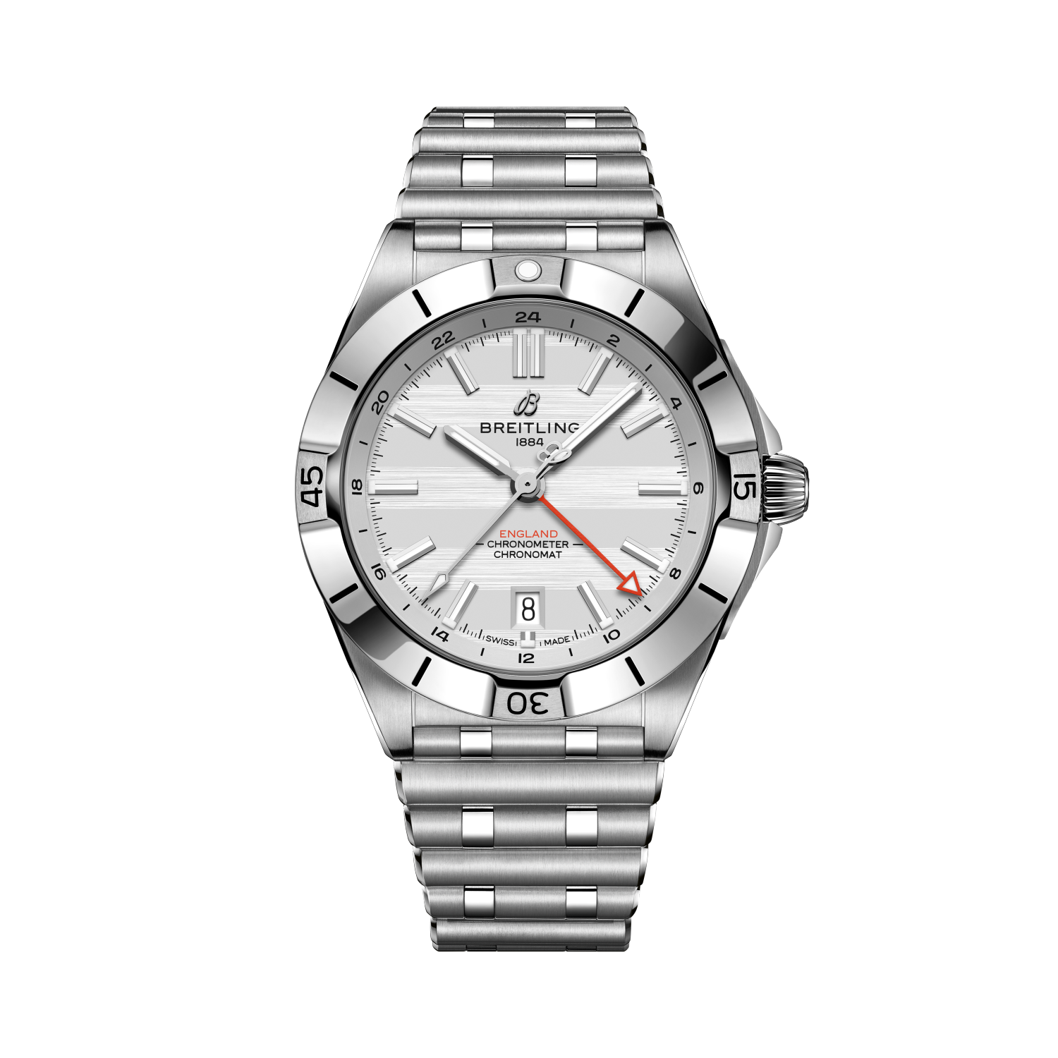 Chronomat Automatic GMT 40 Six Nations England Blanco | V-DIAL-COLOR-5926 dial, A323985B1A1A1