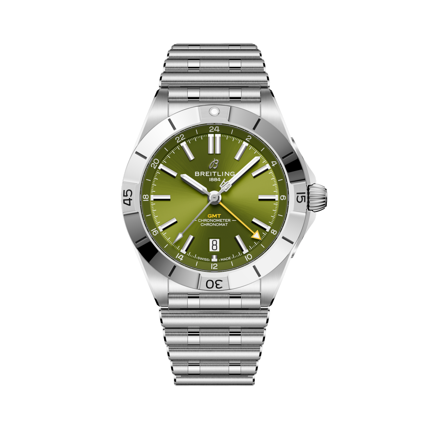 Chronomat Automatic GMT 40 Giannis Antetokounmpo Vert | V-DIAL-COLOR-5765 dial, A32398A11L1A1