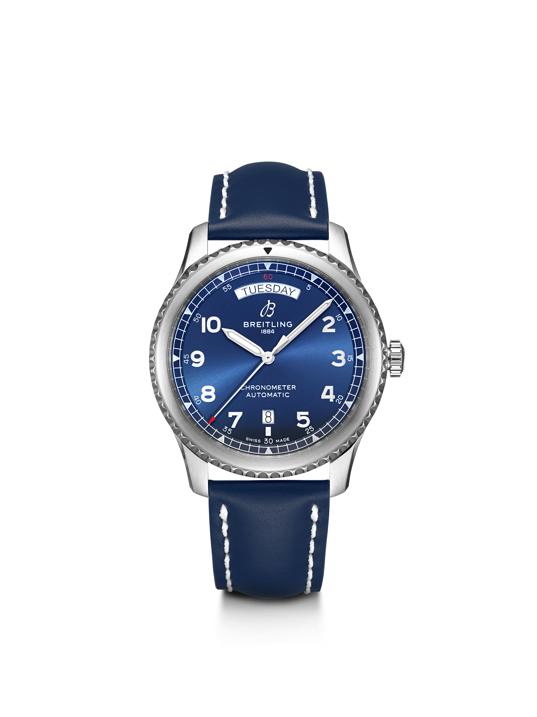 Aviator 8 Automatic Day & Date 41 Blue | V-DIAL-COLOR-5714 dial, A45330101C1X3