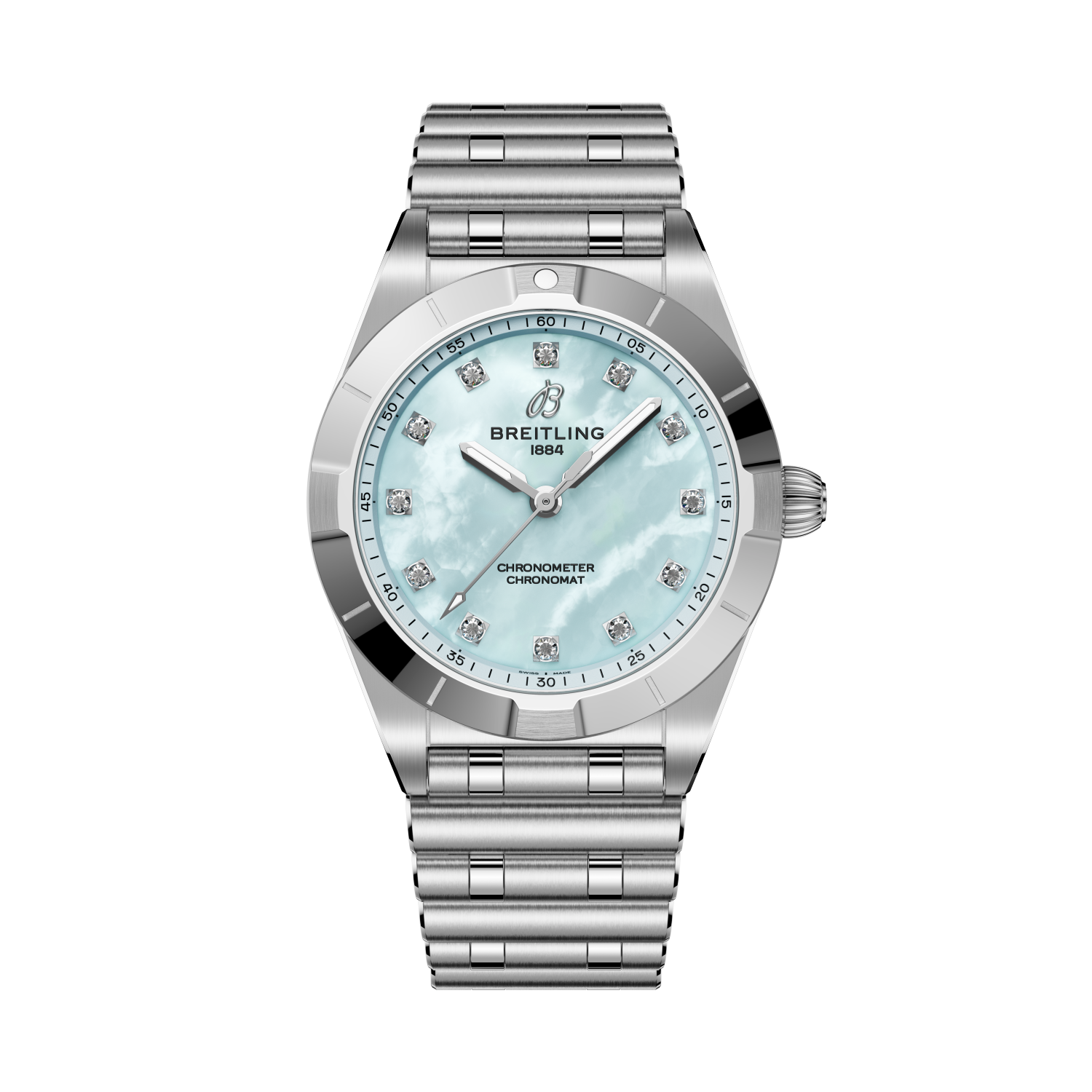 Chronomat 28 Blue mother-of-pearl | V-DIAL-COLOR-5716 dial, A72310101C1A1