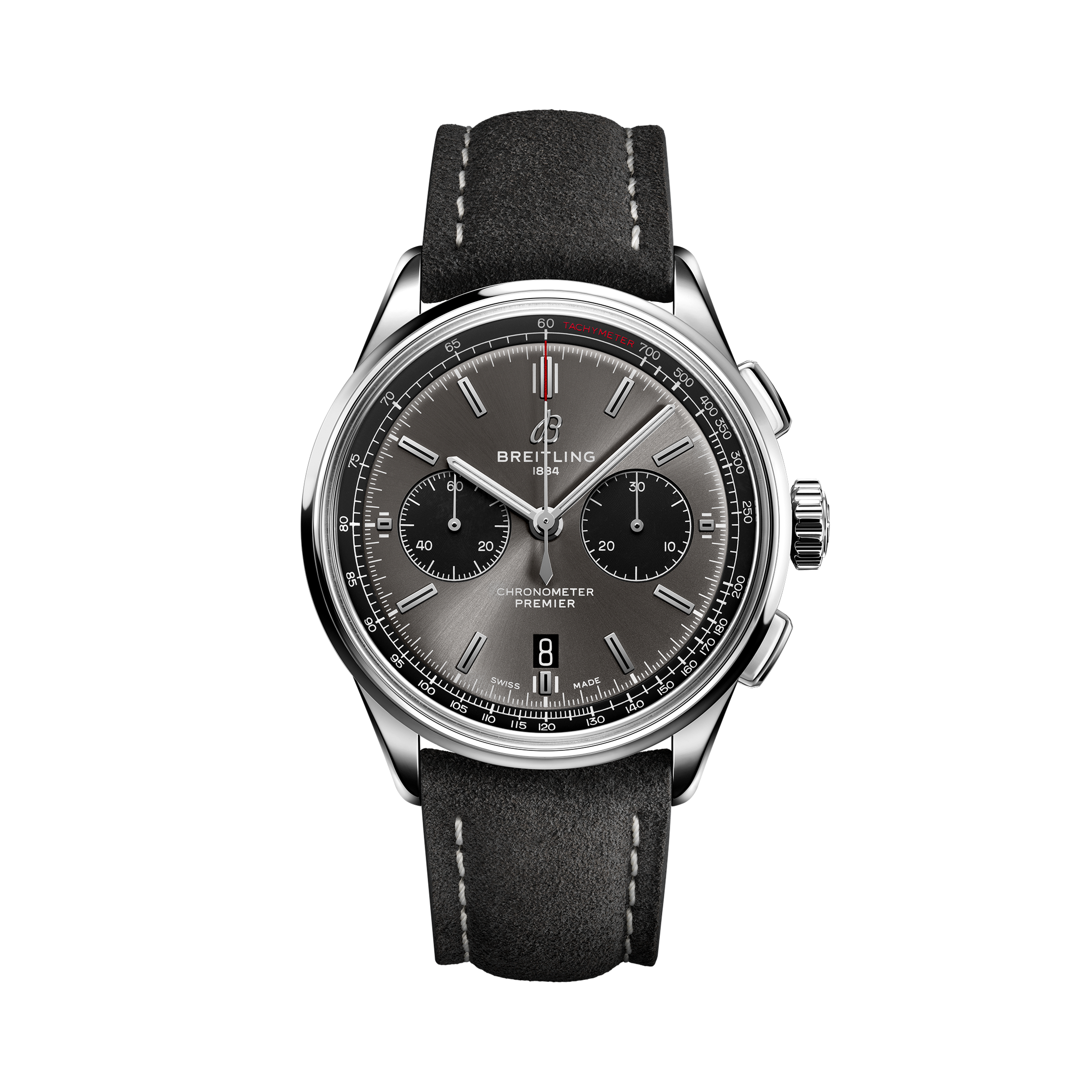 Premier B01 Chronograph 42 Anthracite | V-DIAL-COLOR-5664 dial, AB0118221B1X2