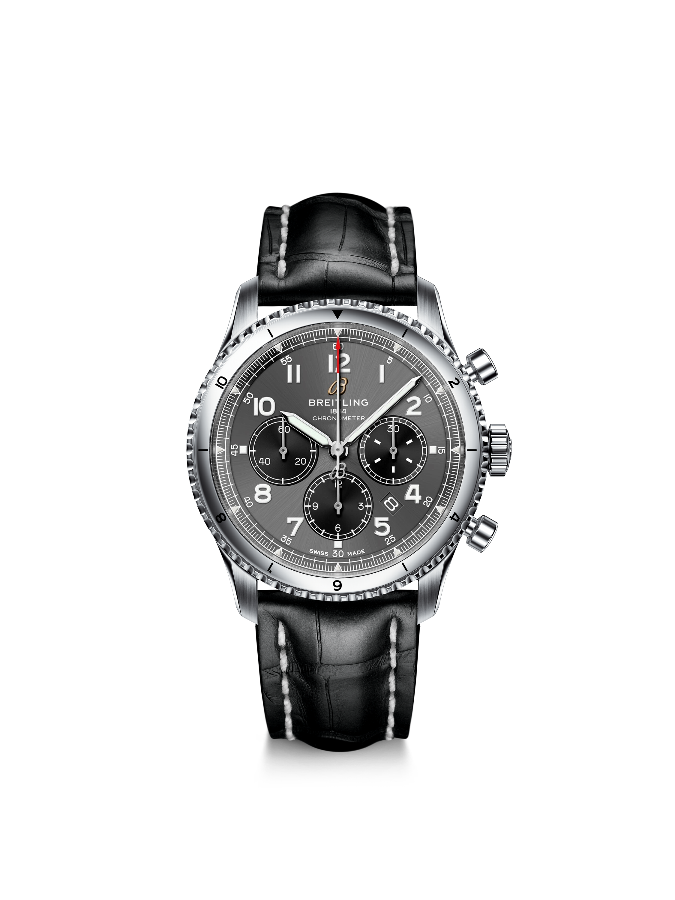 Aviator 8 B01 Chronograph 43 Anthracite | V-DIAL-COLOR-5664 dial, AB0119131B1P1