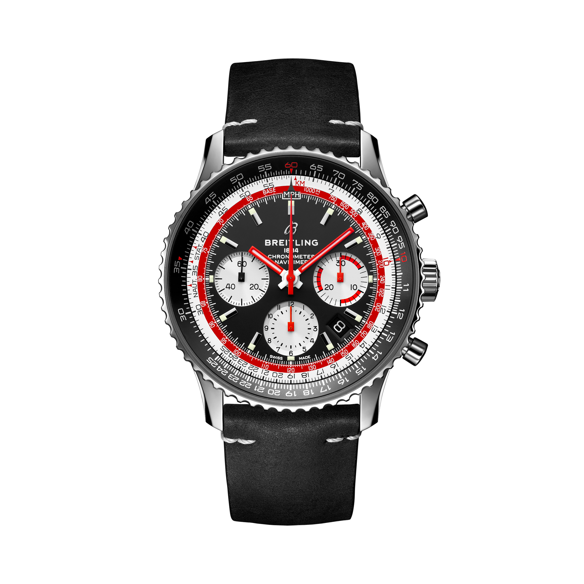 Navitimer B01 Chronograph 43 Swissair Noir | V-DIAL-COLOR-5686 dial, AB01211B1B1X2