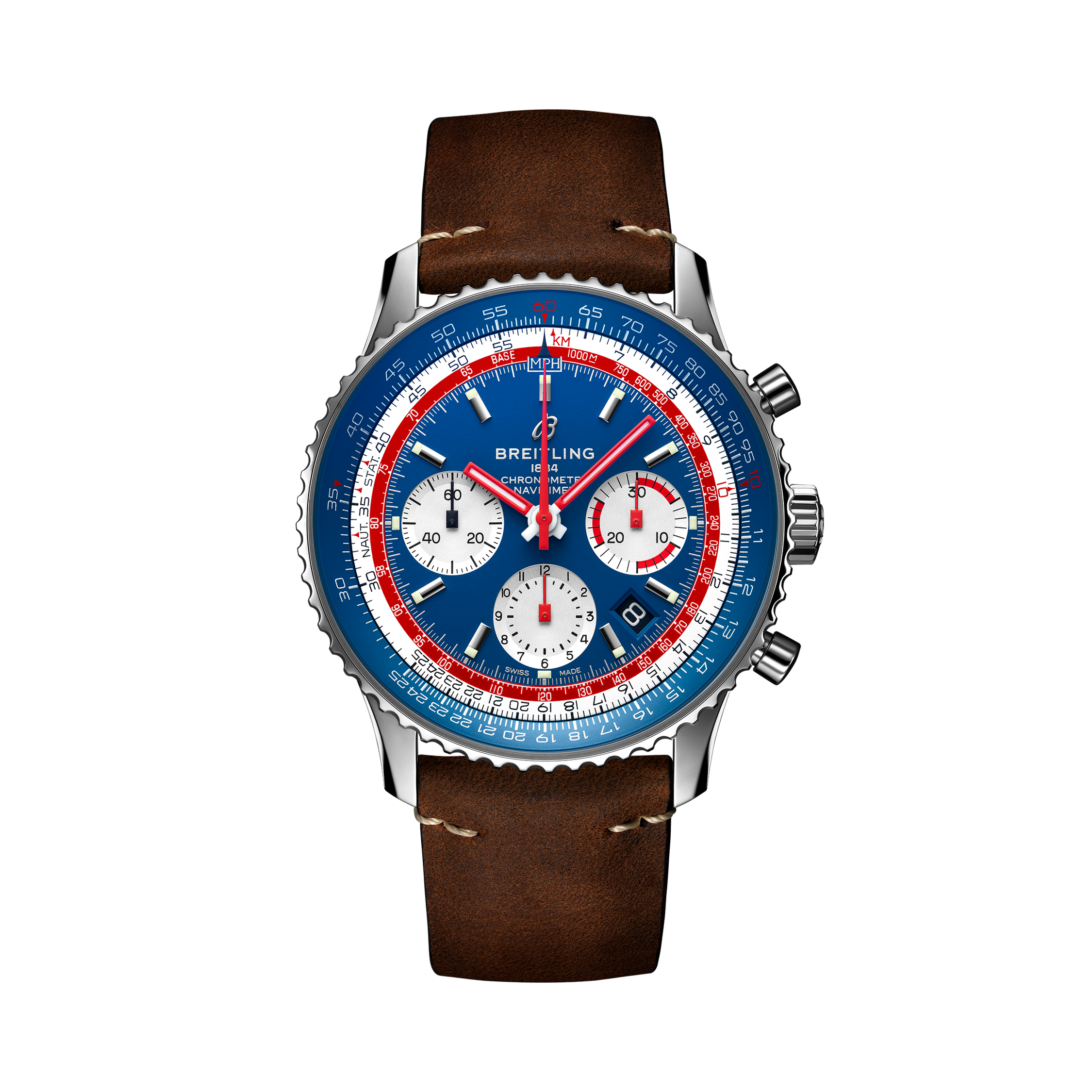 Navitimer B01 Chronograph 43 Pan Am Bleu | V-DIAL-COLOR-5714 dial, AB01212B1C1X2