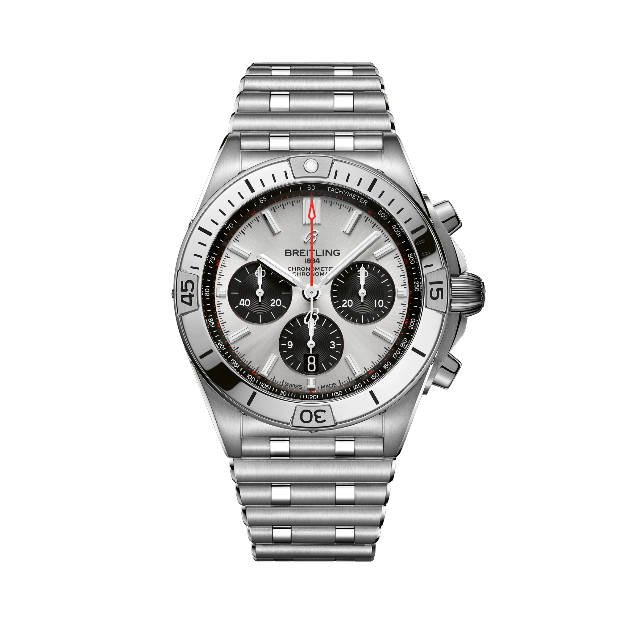 Chronomat B01 42 Silver | V-DIAL-COLOR-5843 dial, AB0134101G1A1