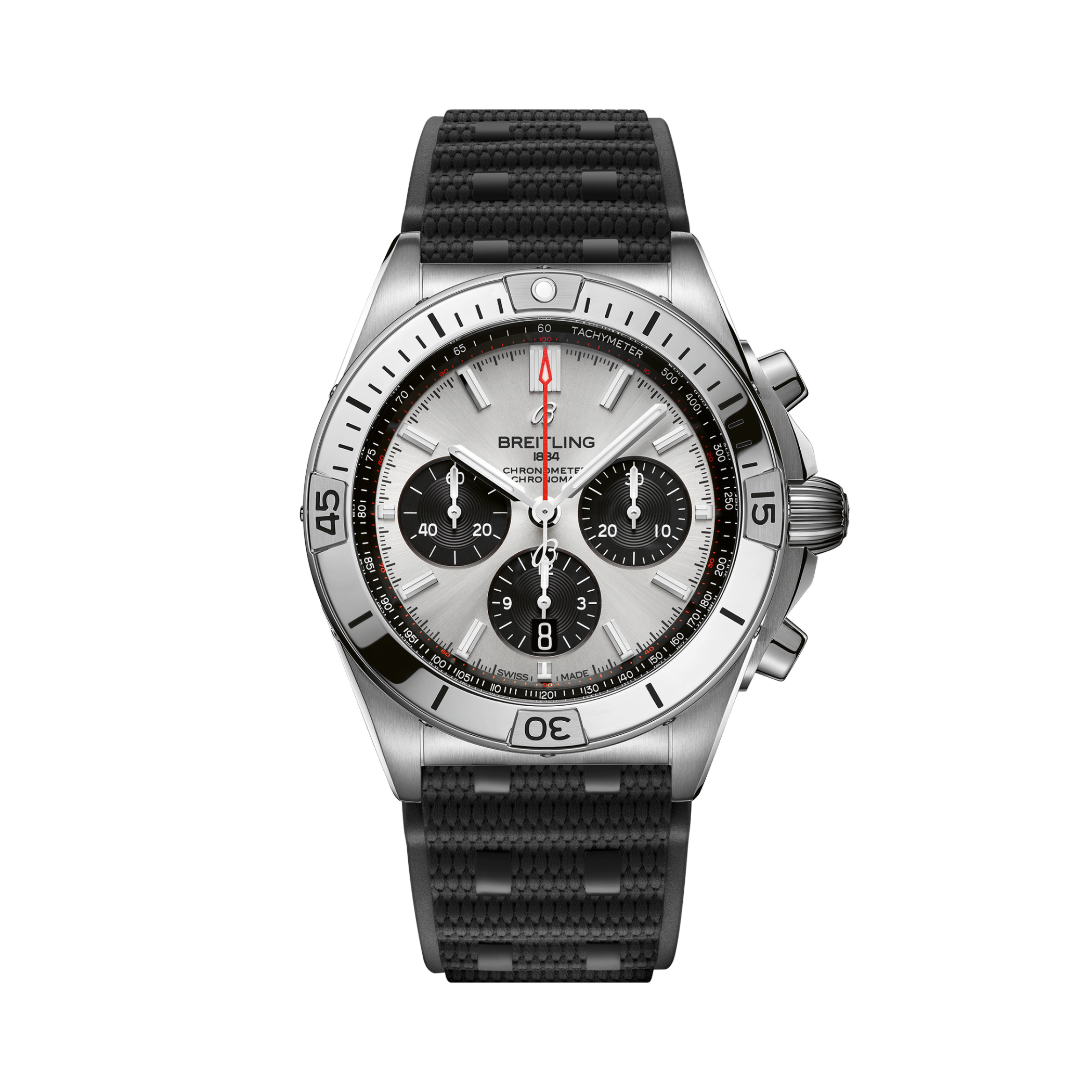 Chronomat B01 42 Plata | V-DIAL-COLOR-5843 dial, AB0134101G1S2