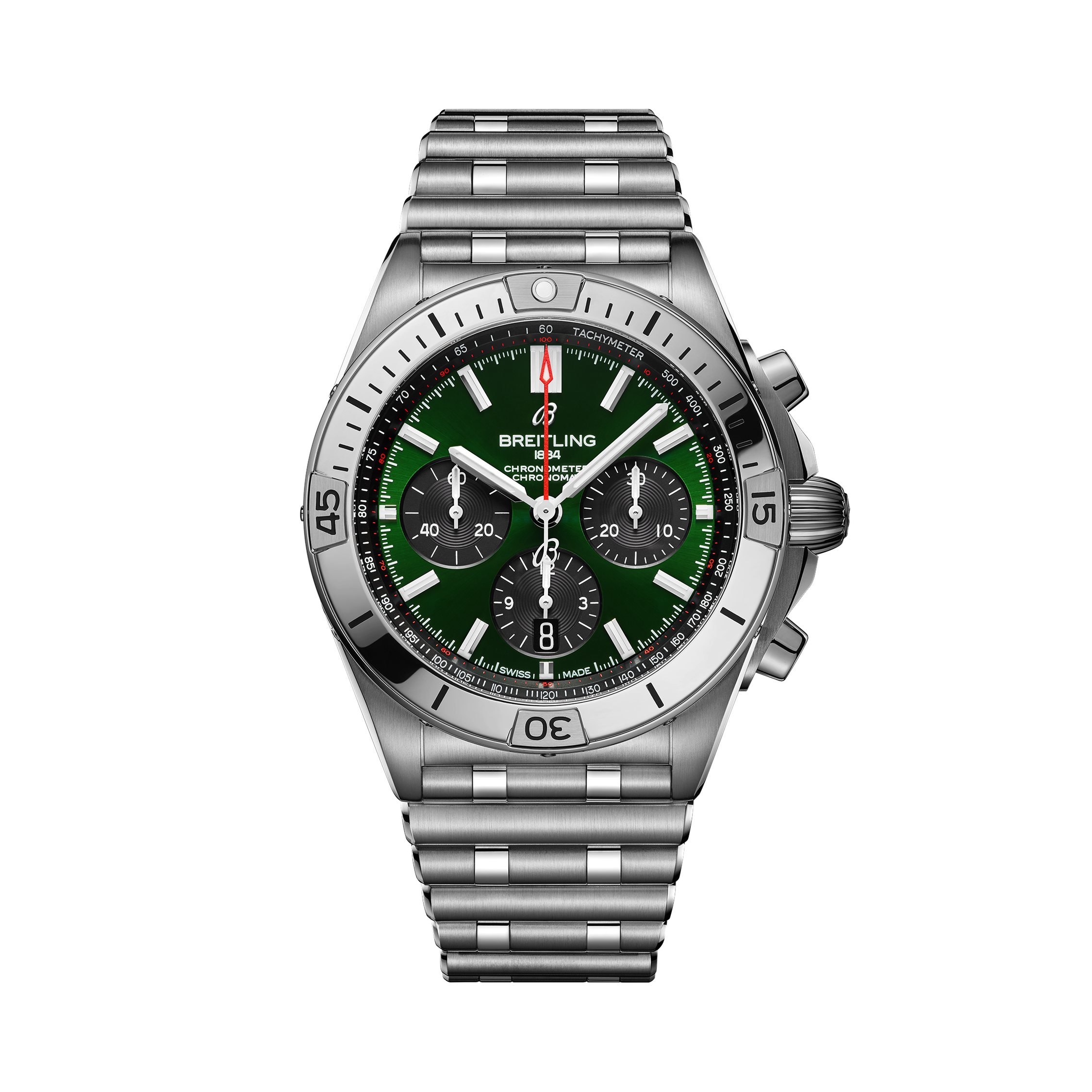 Chronomat B01 42 Green | V-DIAL-COLOR-5765 dial, AB0134101L1A1