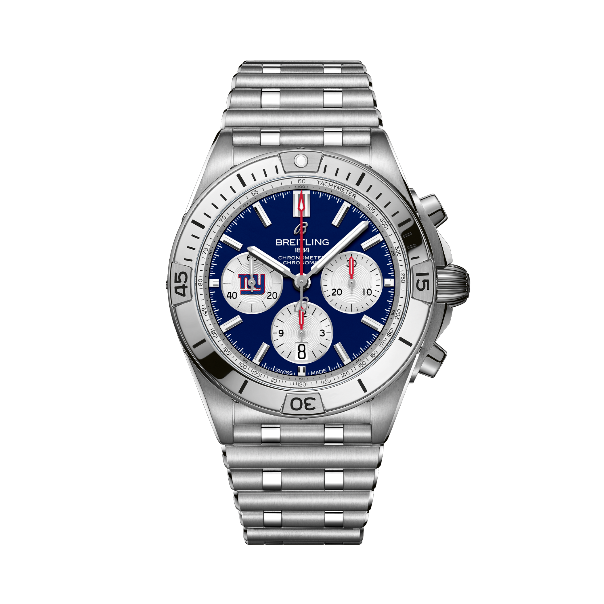 Chronomat B01 42 NFL New York Giants Edition Blue | V-DIAL-COLOR-5714 dial, AB01342B1CAA1