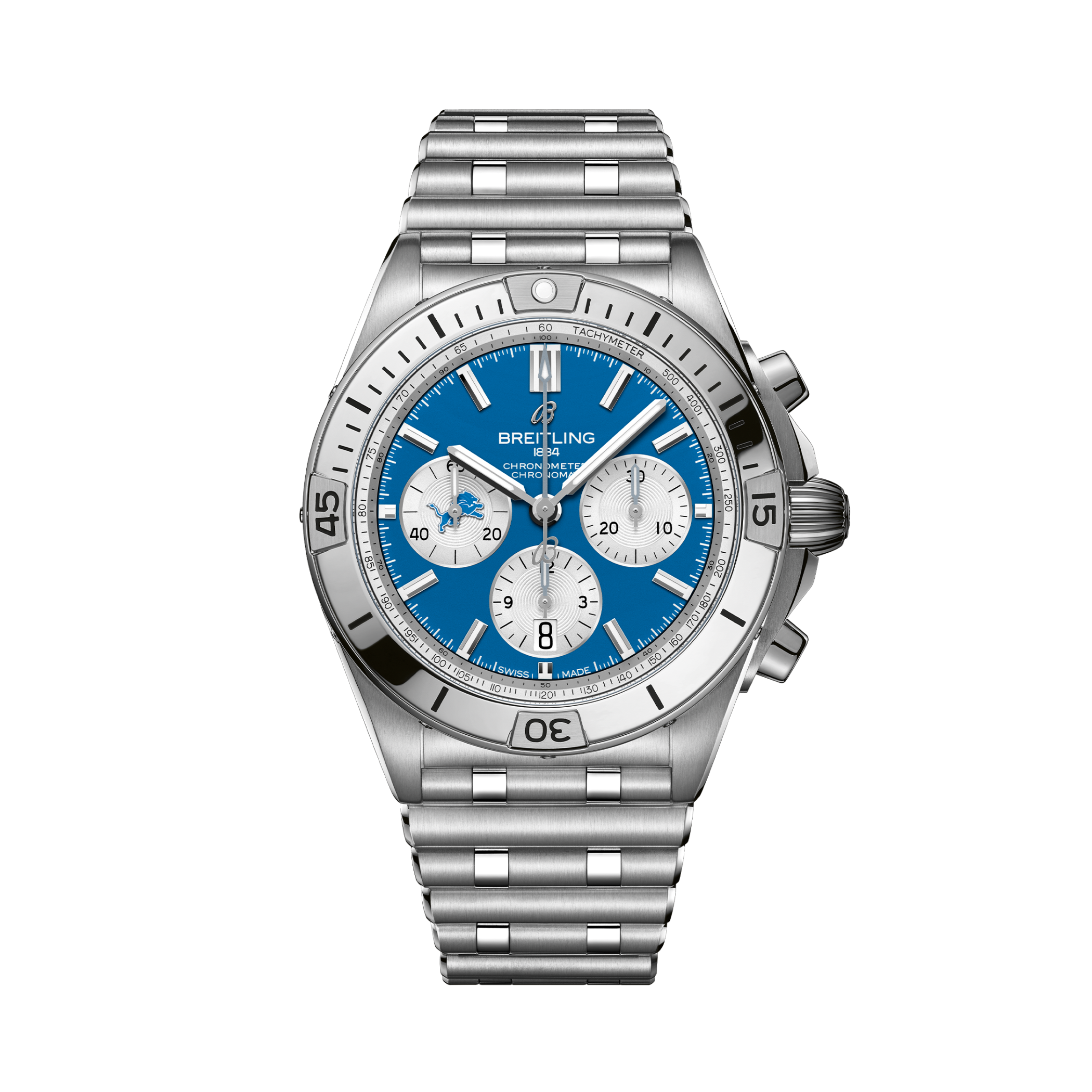 Chronomat B01 42 NFL Detroit Lions Edition Blue | V-DIAL-COLOR-5714 dial, AB01342B1CCA1