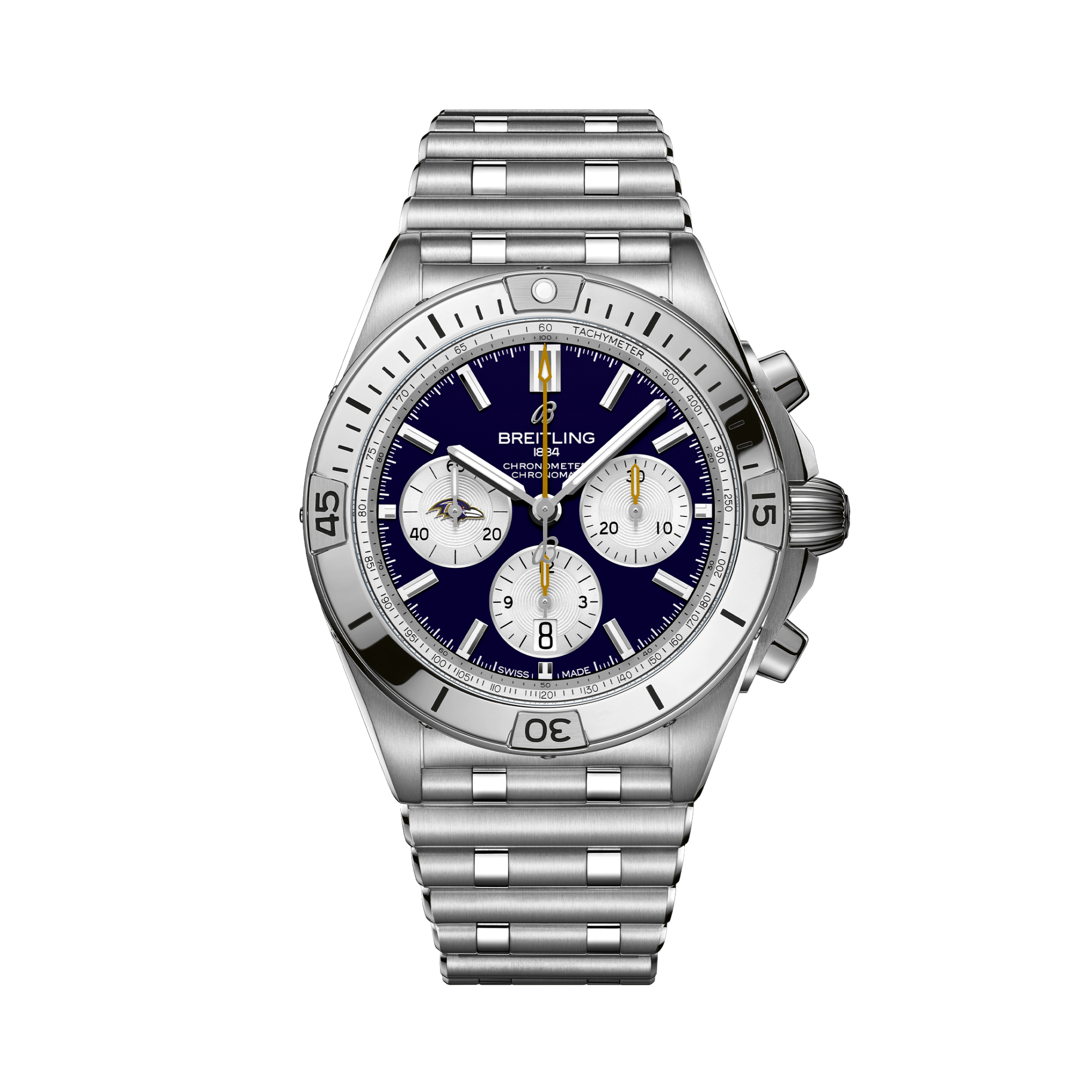 Chronomat B01 42 NFL Baltimore Ravens Edition Purple | V-DIAL-COLOR-PURP dial, AB01342B1K2A1