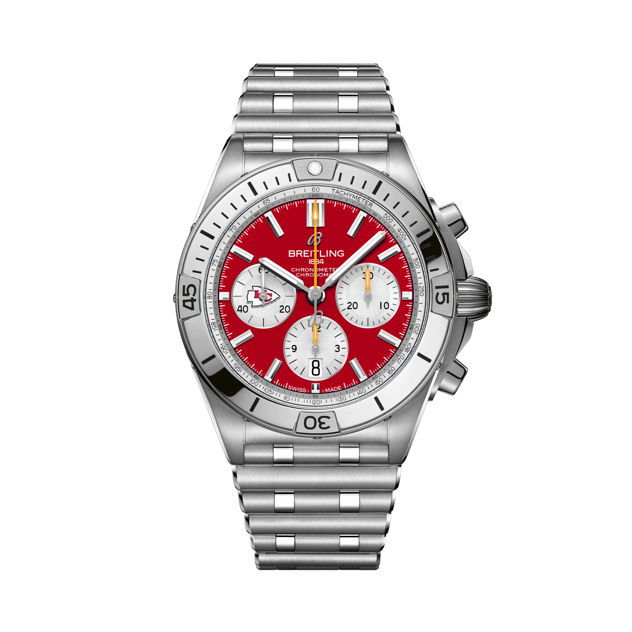 Chronomat B01 42 NFL Kansas City Chiefs Edition Red | V-DIAL-COLOR-556644 dial, AB01342B1K5A1