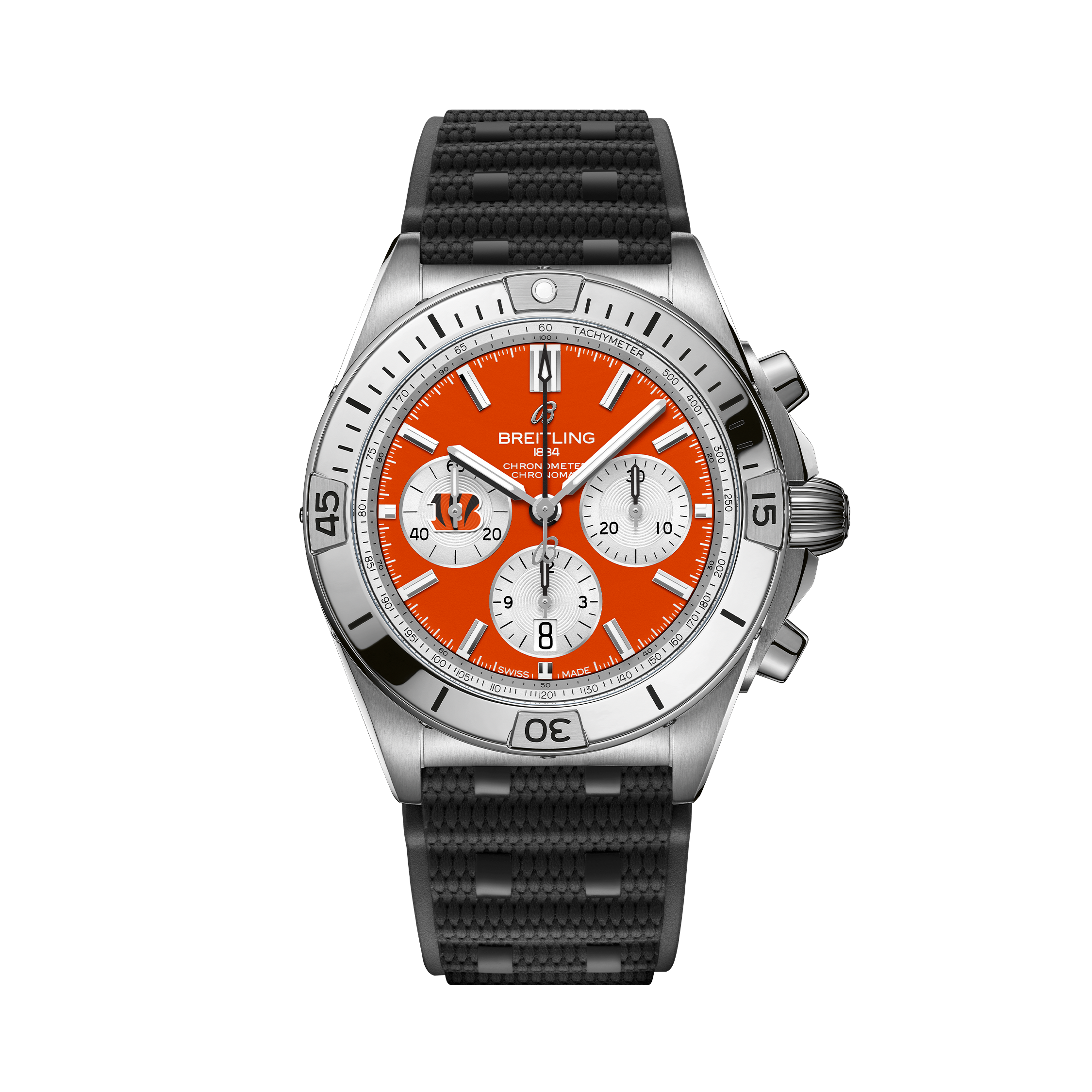 Chronomat B01 42 NFL Cincinnati Bengals Edition Orange | V-DIAL-COLOR-5800 dial, AB01342B1O1S1