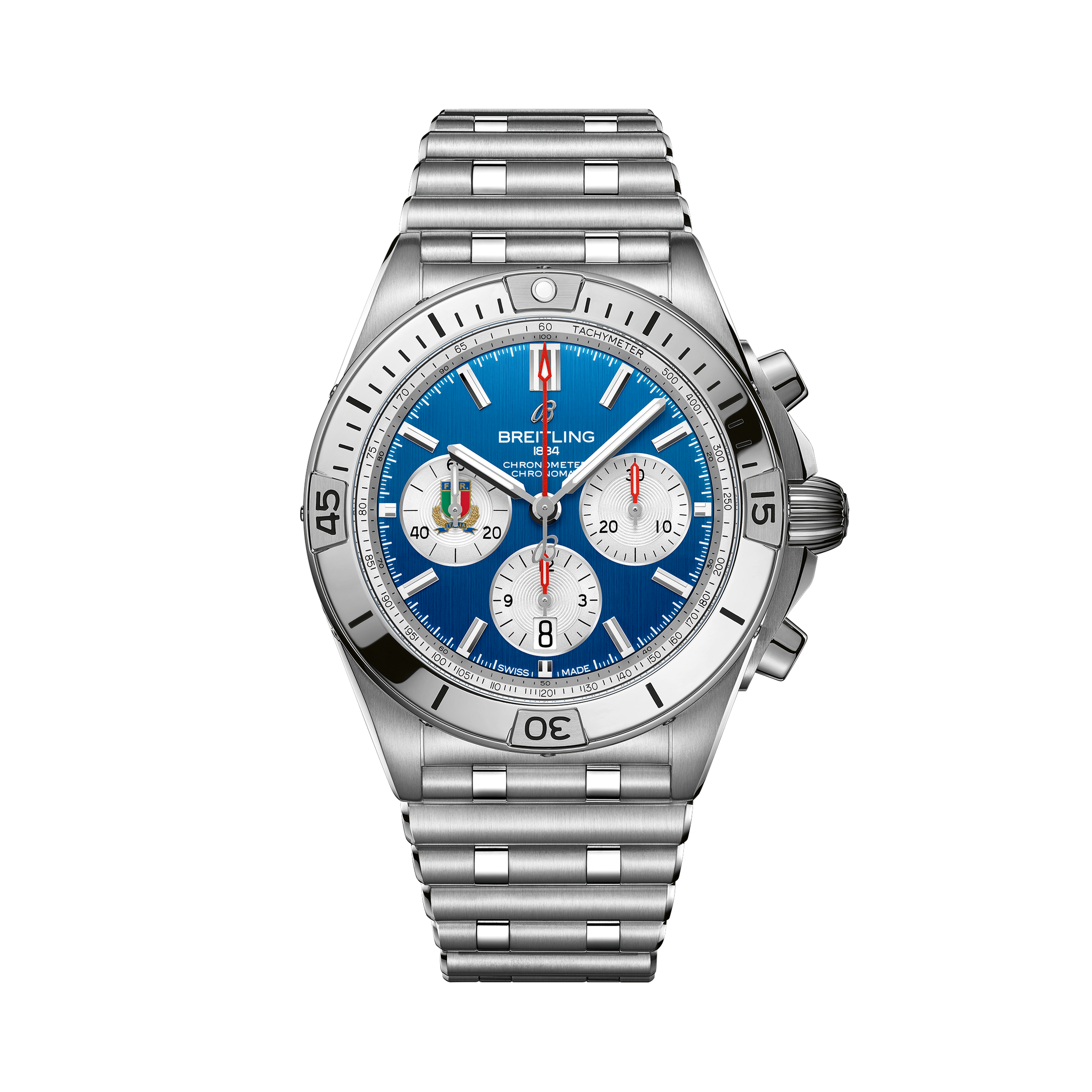 Chronomat B01 42 Six Nations Italy Azul | V-DIAL-COLOR-5714 dial, AB0134A41C1A1