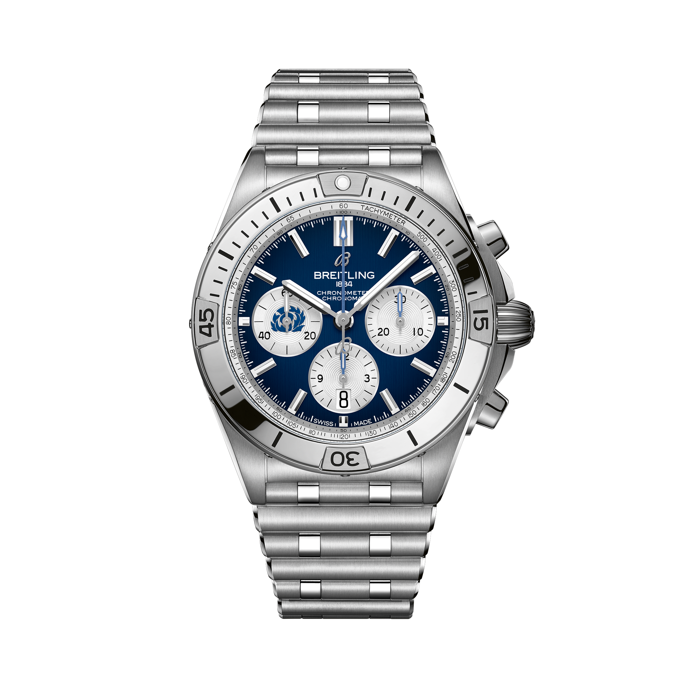 Chronomat B01 42 Six Nations Scotland Azul | V-DIAL-COLOR-5714 dial, AB0134A51C1A1