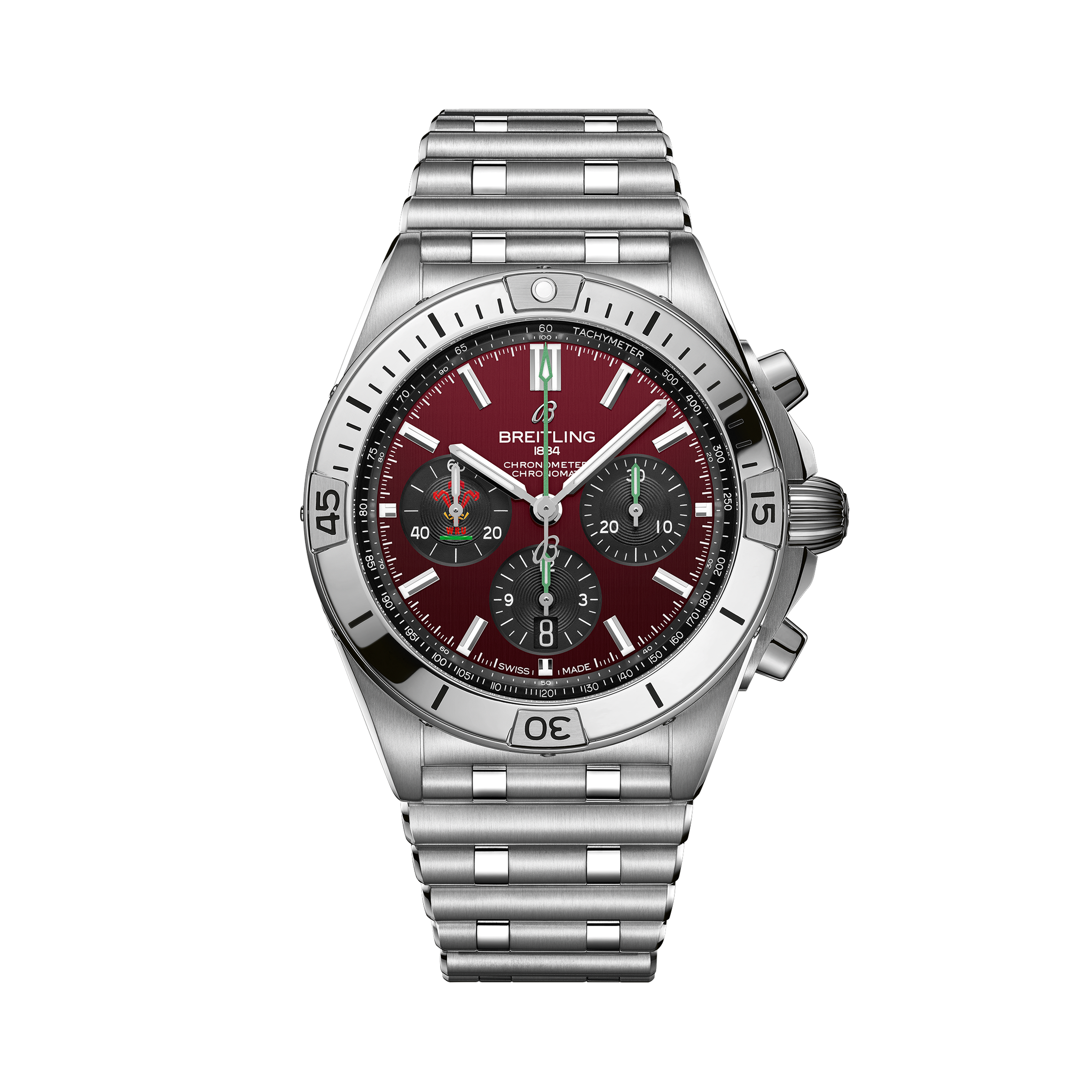 Chronomat B01 42 Six Nations Wales Rojo | V-DIAL-COLOR-556644 dial, AB0134A61K1A1