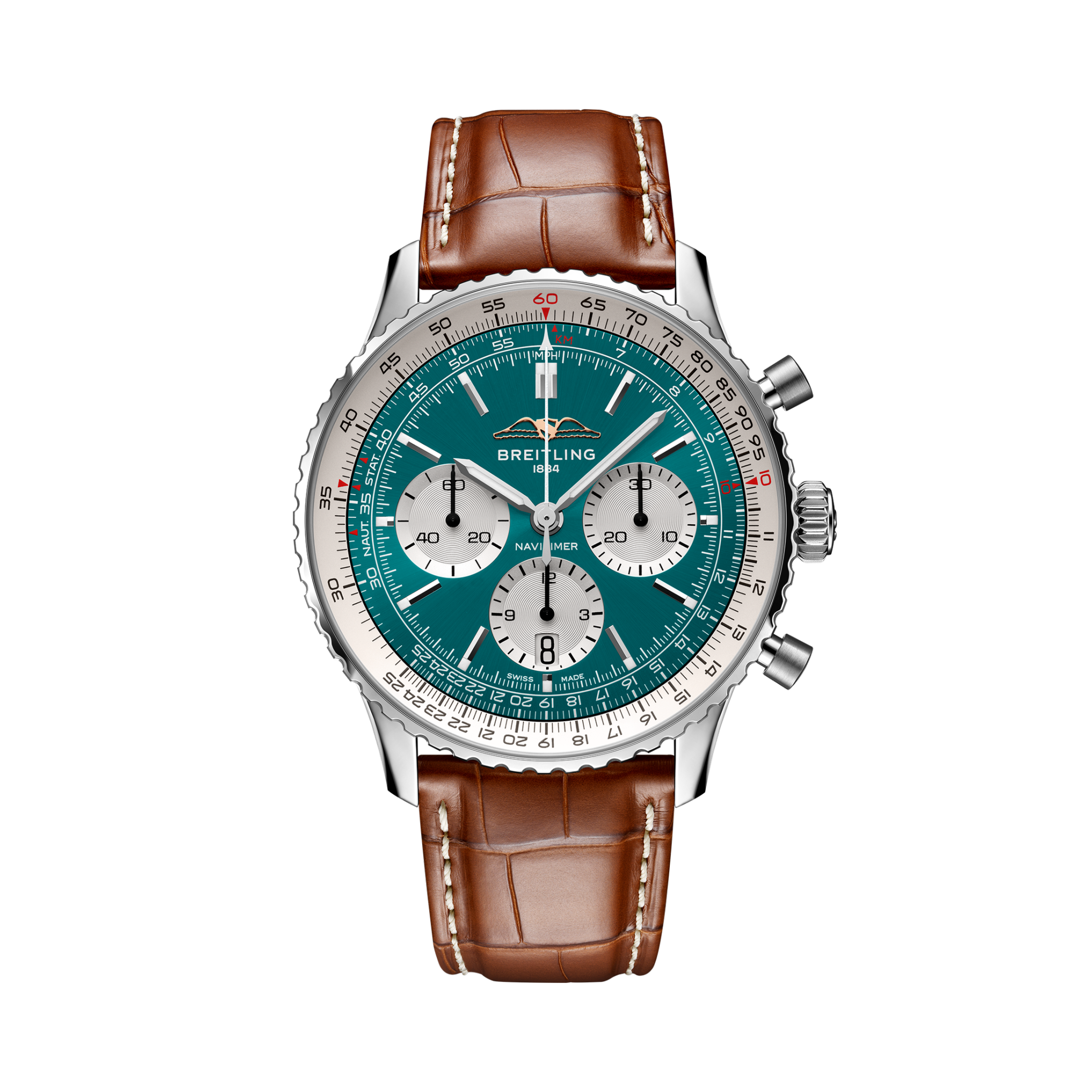 Navitimer B01 Chronograph 43 Cathay Pacific Jade | V-DIAL-COLOR-5724 dial, AB01388A1L1P1