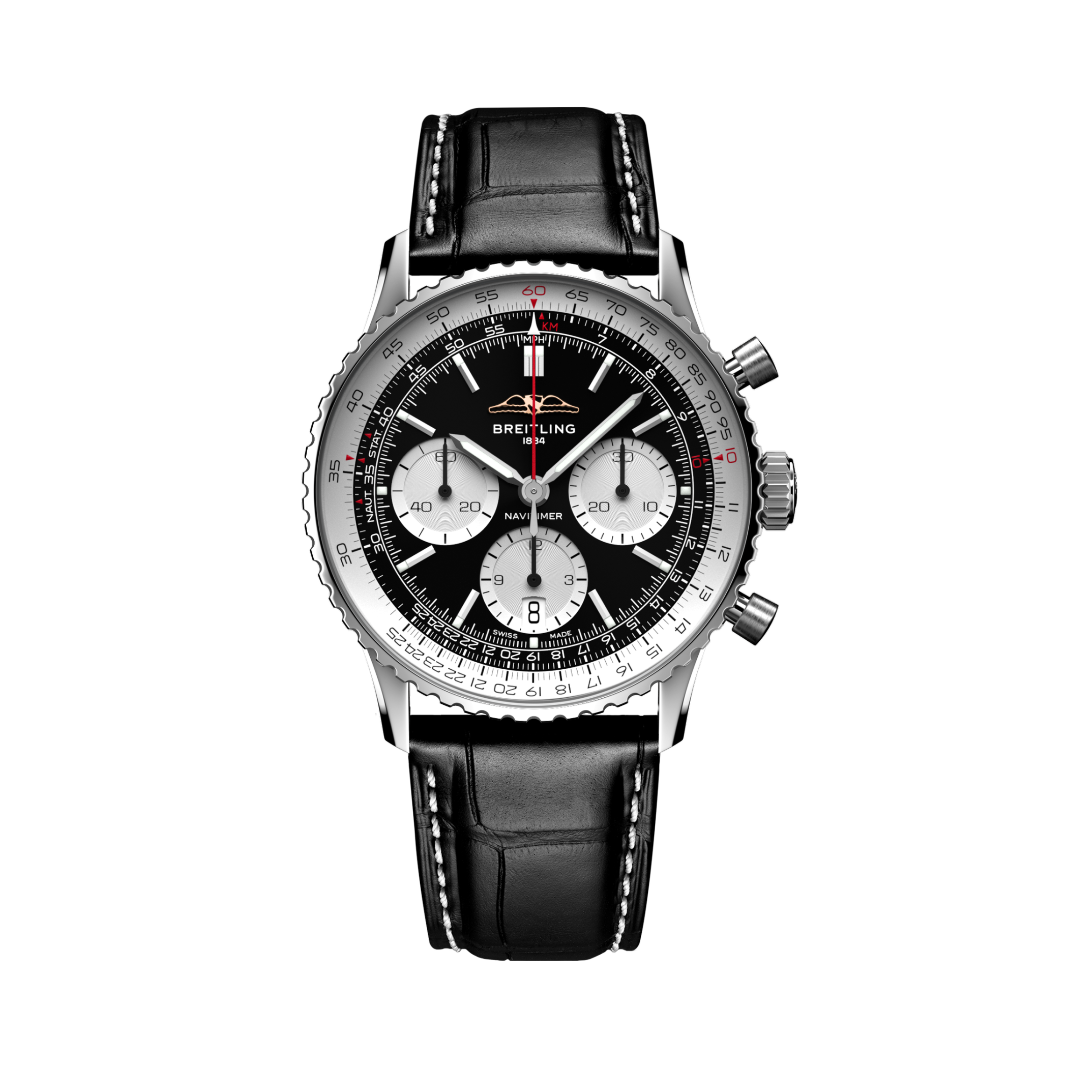 Navitimer B01 Chronograph 41 Noir | V-DIAL-COLOR-5686 dial, AB0139211B1P1