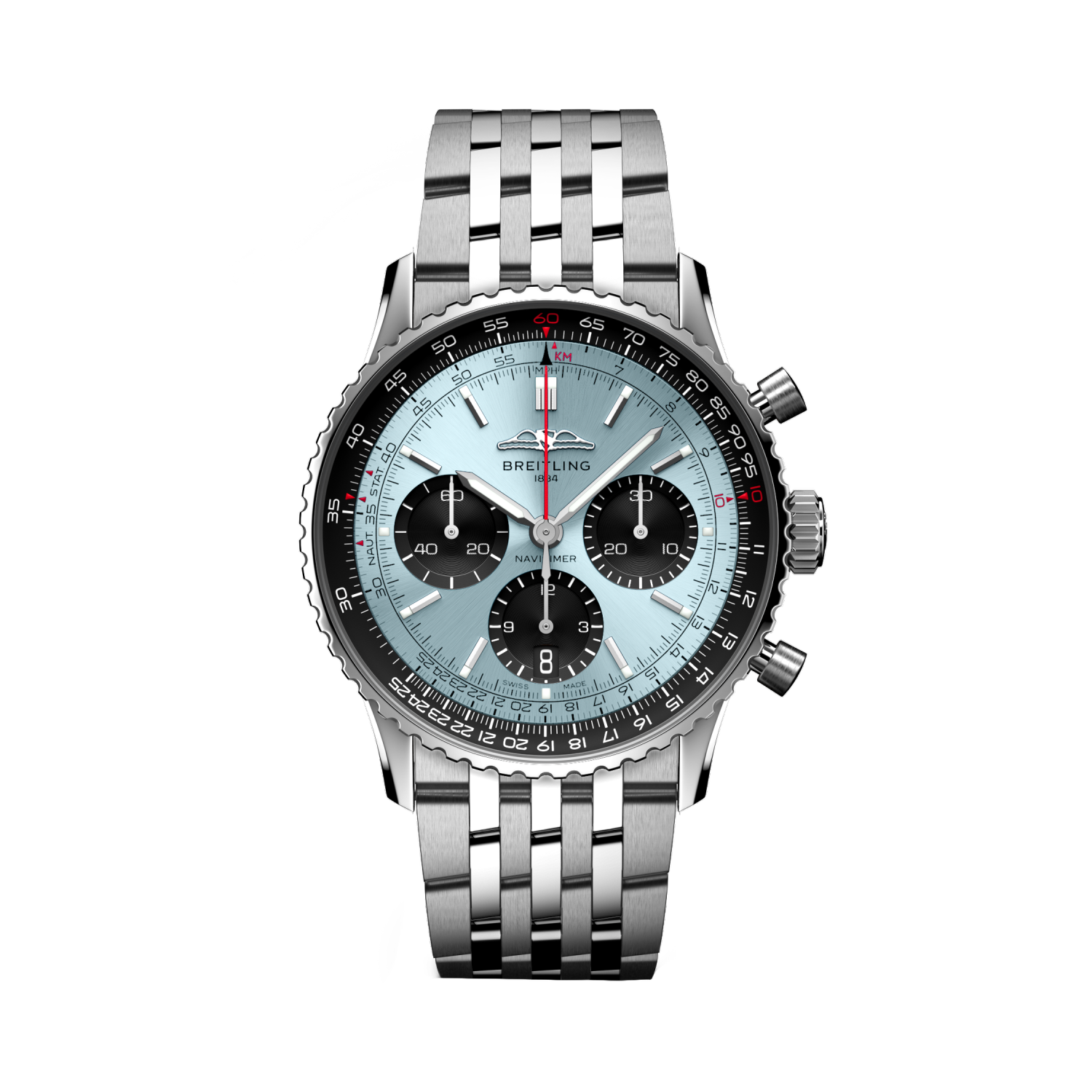 Navitimer B01 Chronograph 41 Bleu glacier | V-DIAL-COLOR-1111 dial, AB0139241C2A1