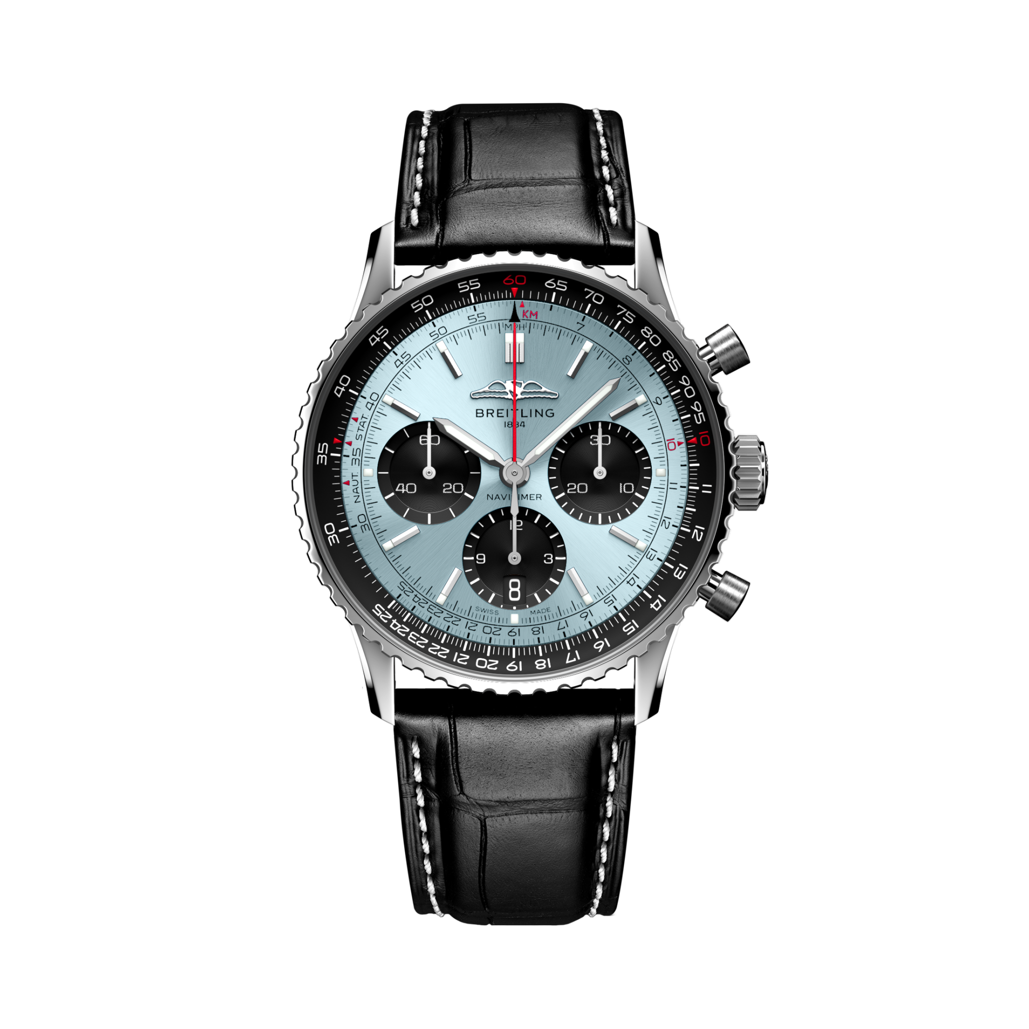 Navitimer B01 Chronograph 41 Ice blue | V-DIAL-COLOR-1111 dial, AB0139241C2P1