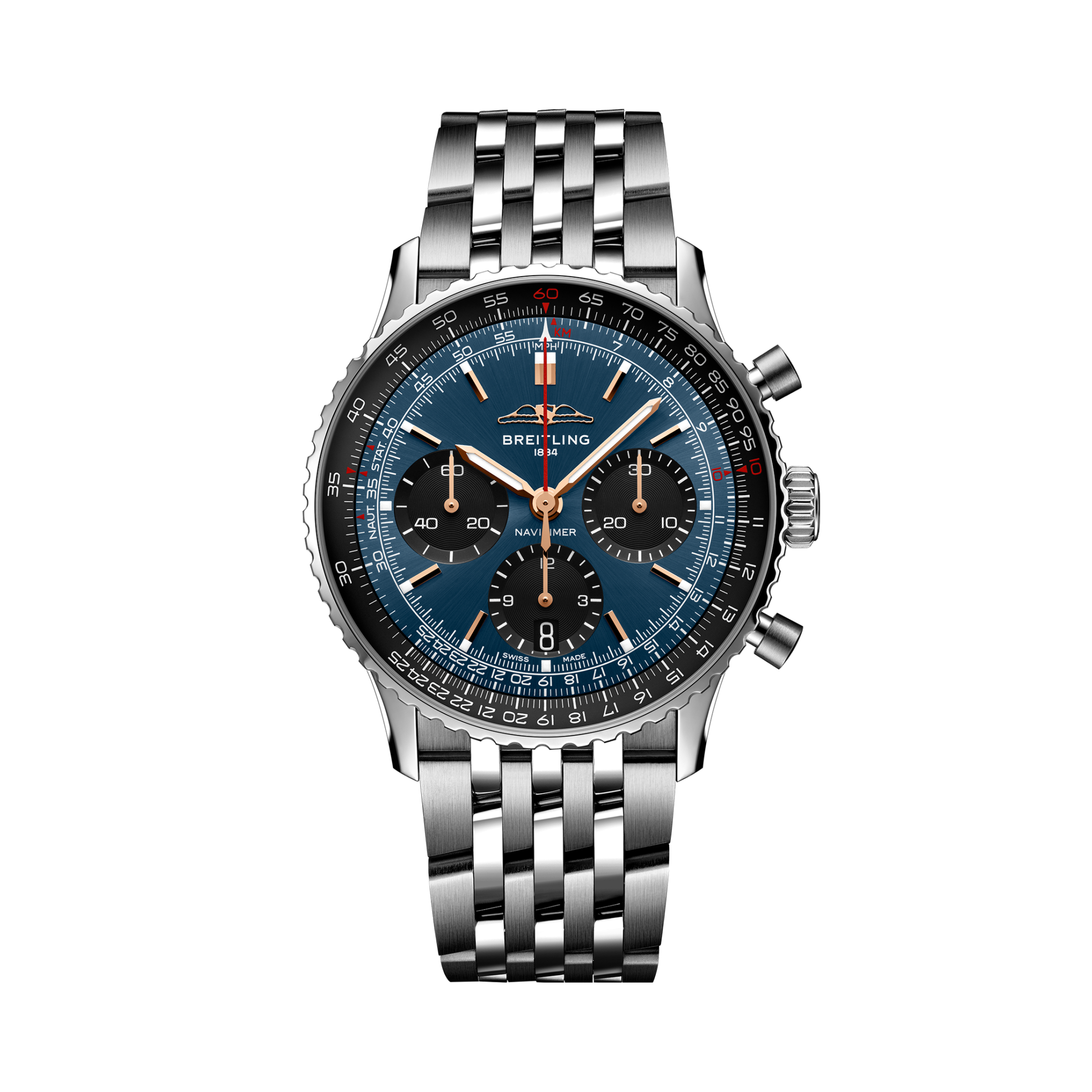 Navitimer B01 Chronograph 41 Singapore Airlines Blue | V-DIAL-COLOR-5714 dial, AB01392A1C1A1