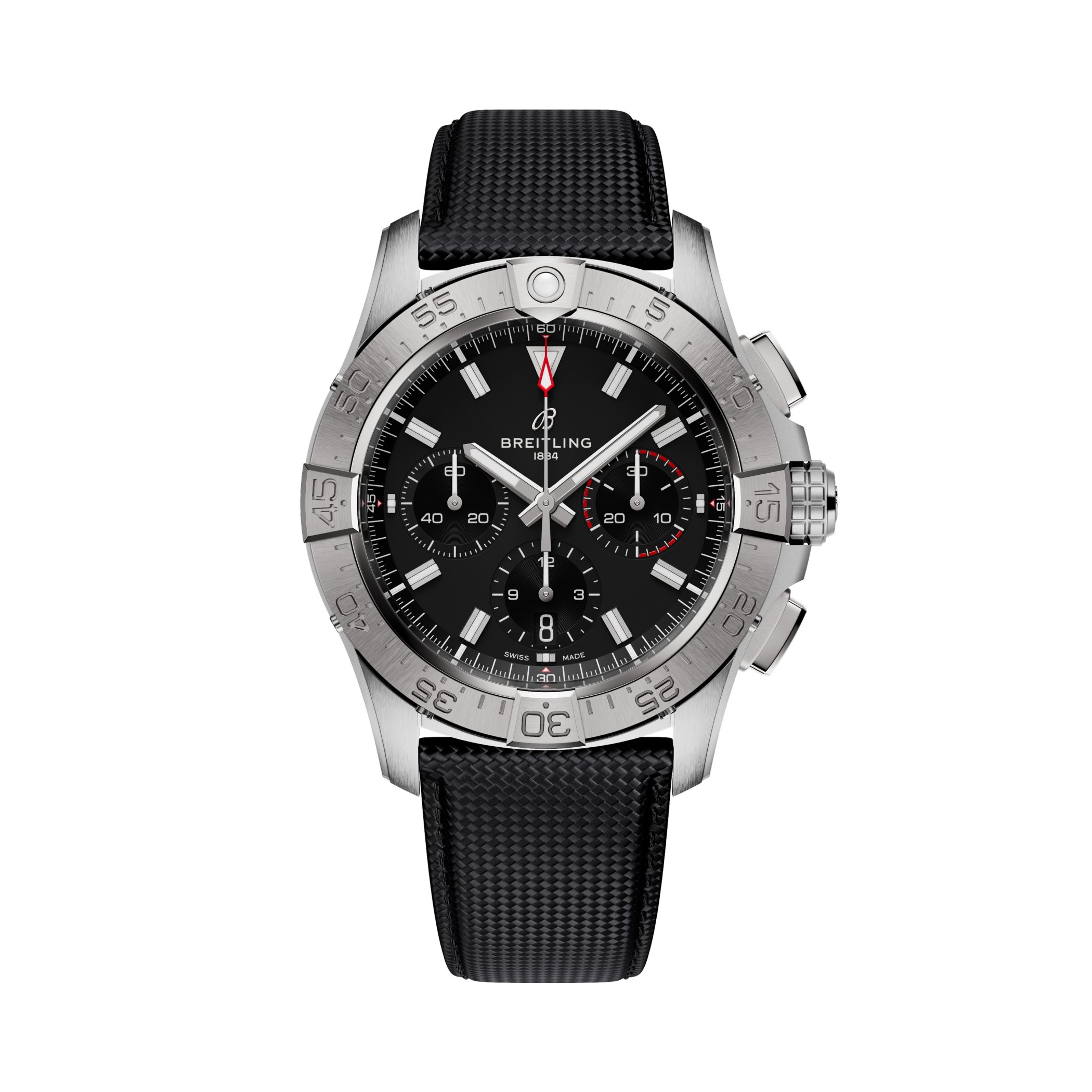 Avenger B01 Chronograph 42 Noir | V-DIAL-COLOR-5686 dial, AB0146101B1X1