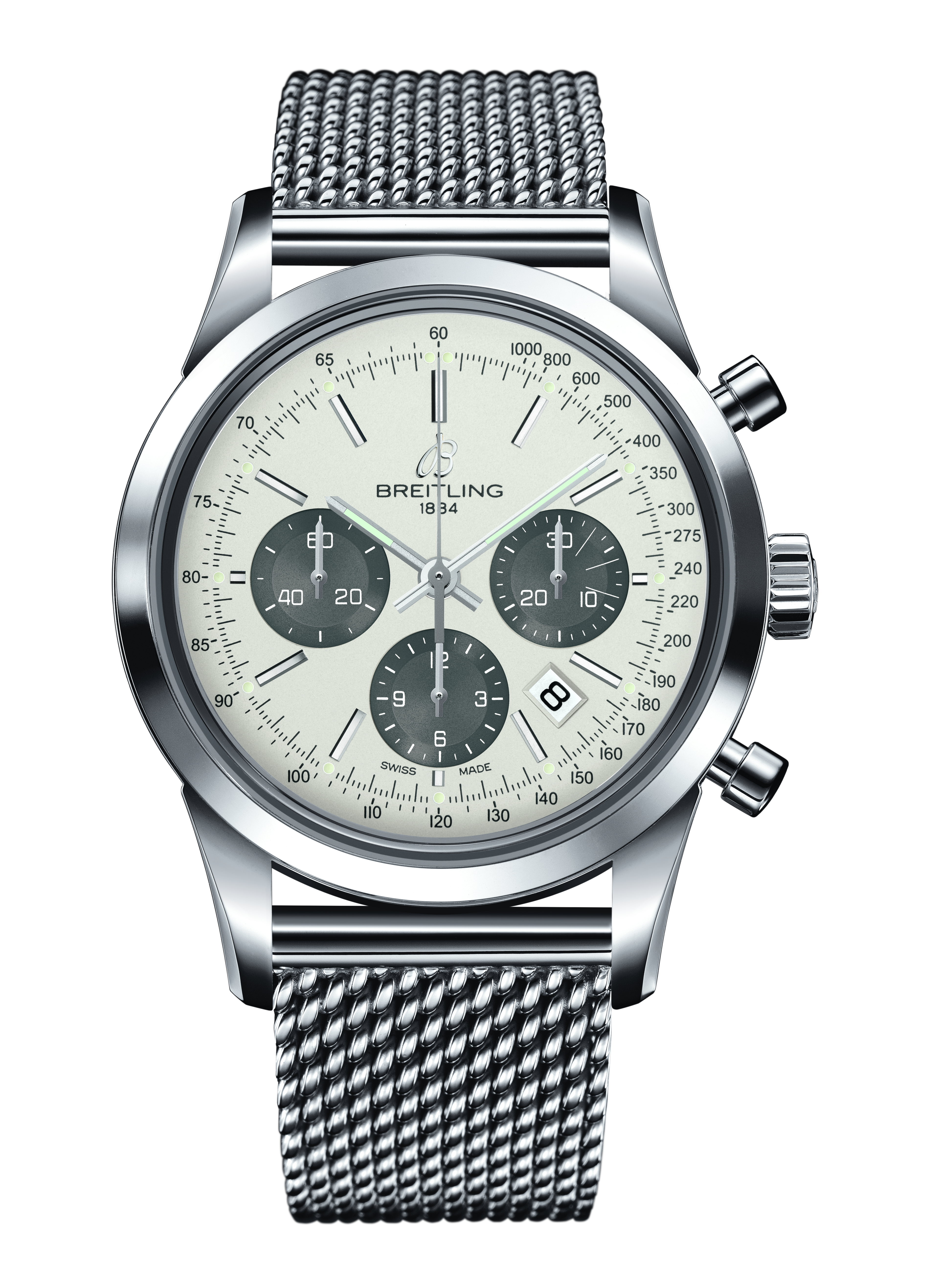 Transocean Chronograph Cream | V-DIAL-COLOR-5842 dial, AB0152121G1A1