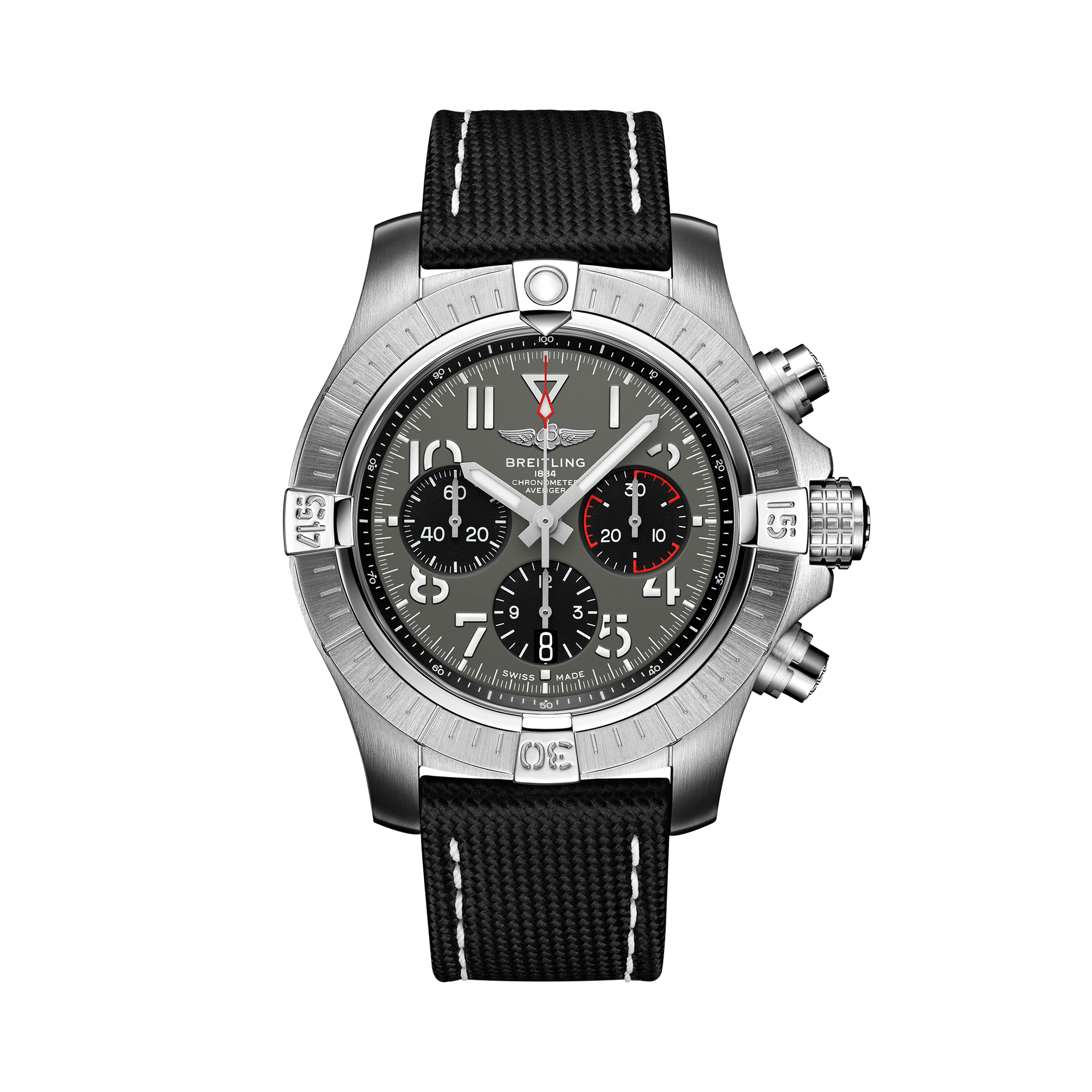 Avenger B01 Chronograph 45 Anthracite | V-DIAL-COLOR-5664 dial, AB01821A1B1X1