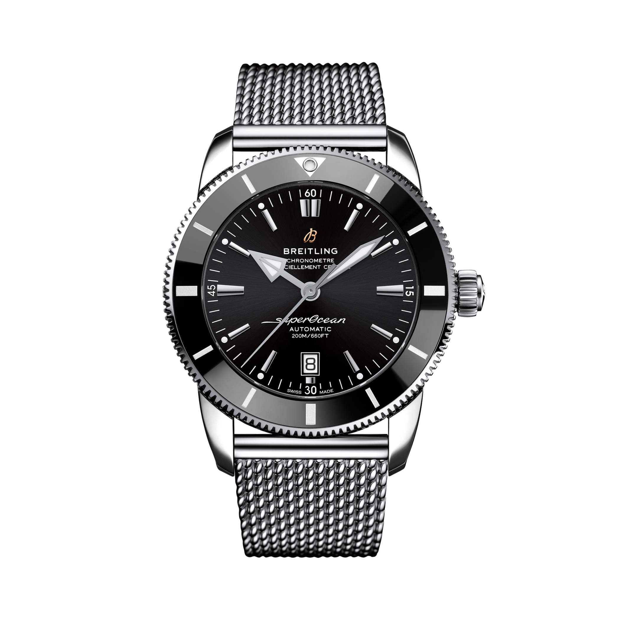 Superocean Heritage B20 Automatic 46 Noir | V-DIAL-COLOR-5686 dial, AB2020121B1A1