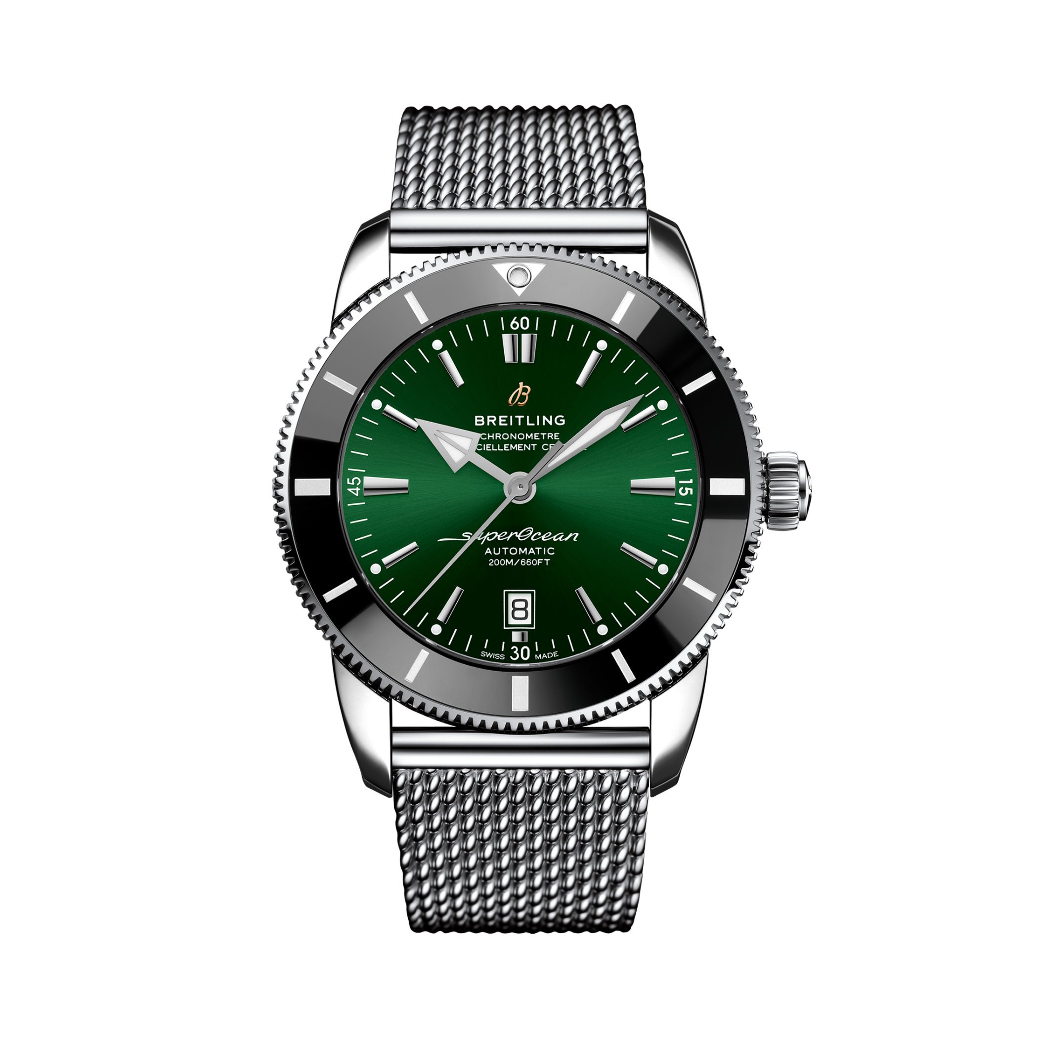 Superocean Heritage B20 Automatic 46 Verde | V-DIAL-COLOR-5765 dial, AB2020121L1A1