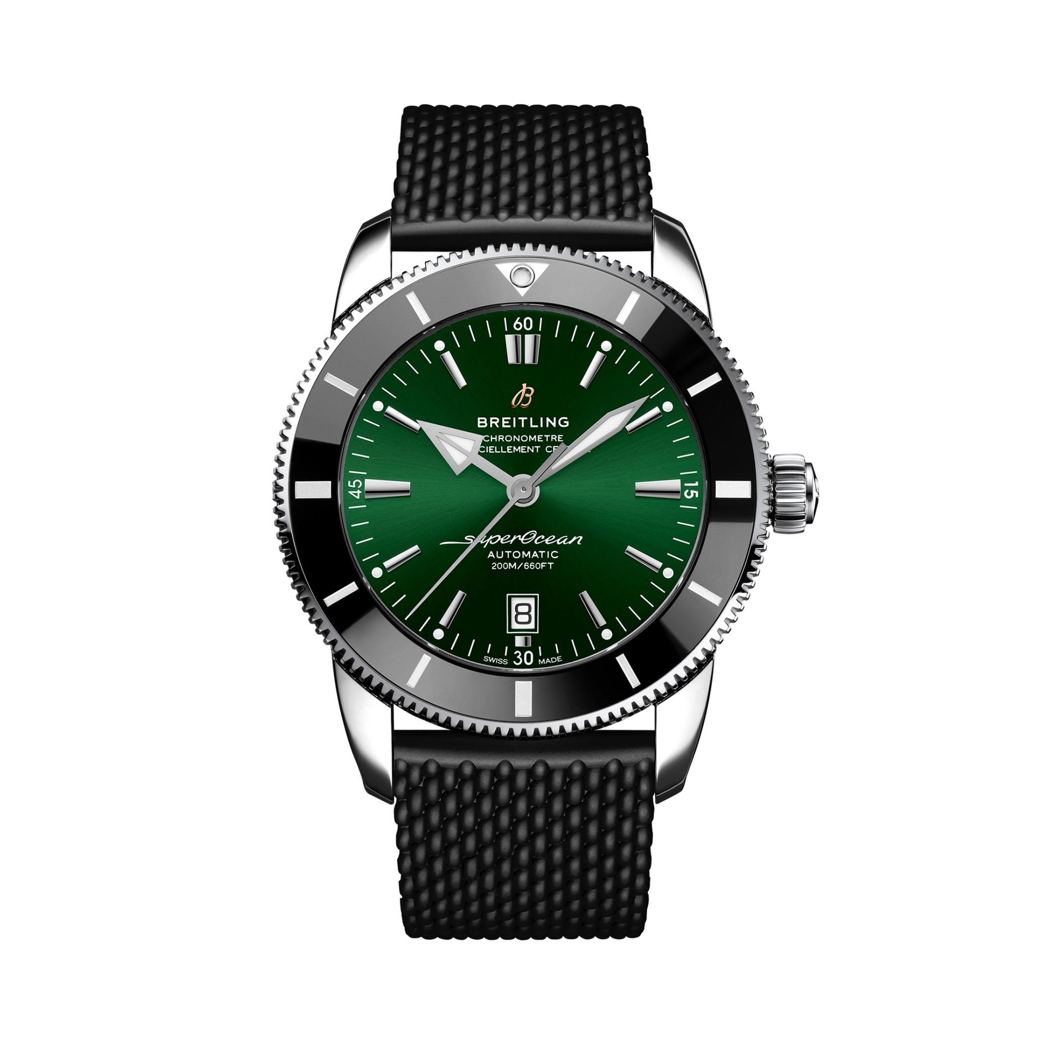 Superocean Heritage B20 Automatic 46 Verde | V-DIAL-COLOR-5765 dial, AB2020121L1S1