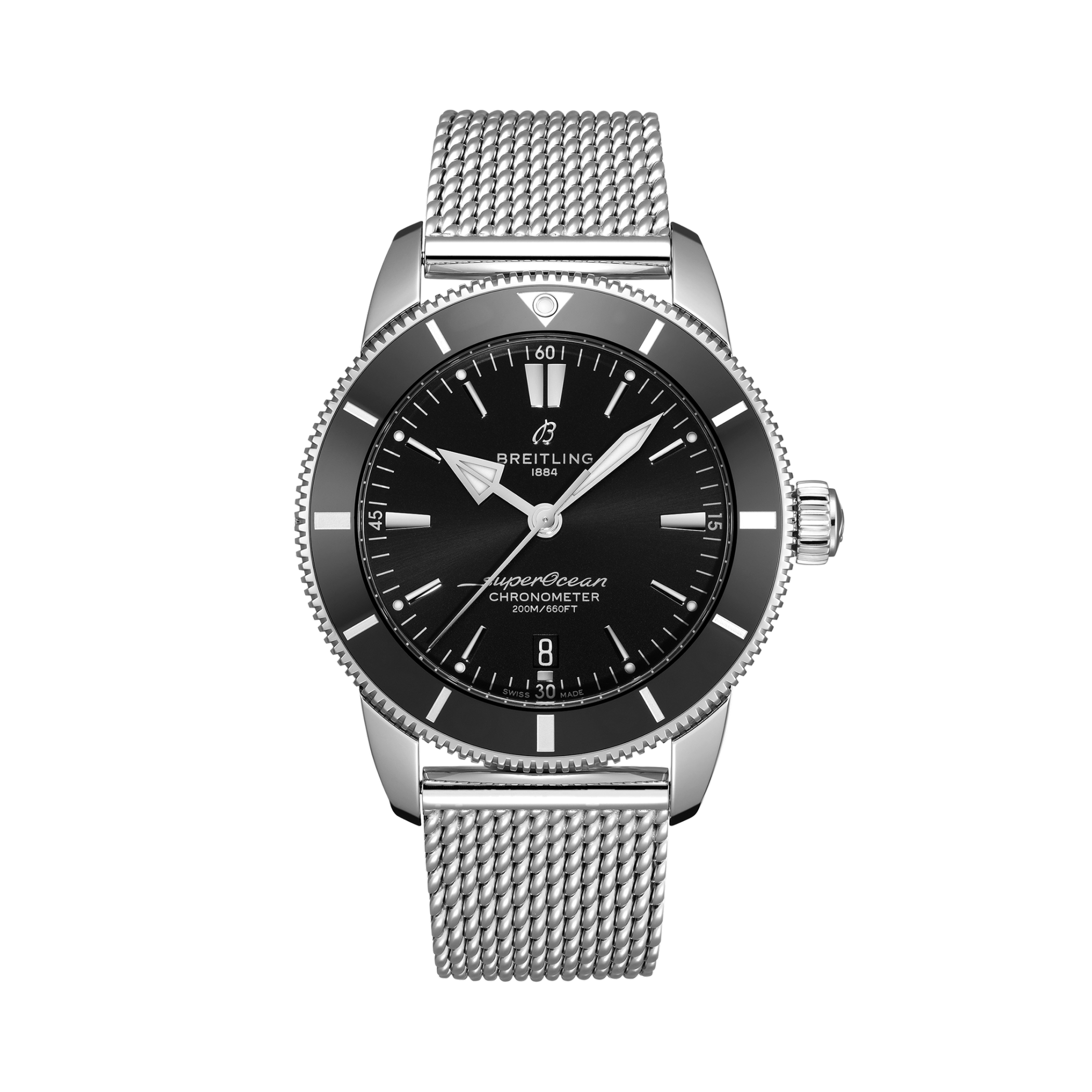 Superocean Heritage B20 Automatic 44 Noir | V-DIAL-COLOR-5686 dial, AB2030121B1A1