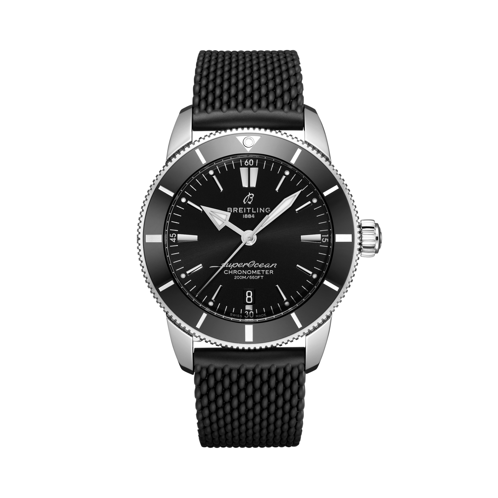 Superocean Heritage B20 Automatic 44 Negro | V-DIAL-COLOR-5686 dial, AB2030121B1S1