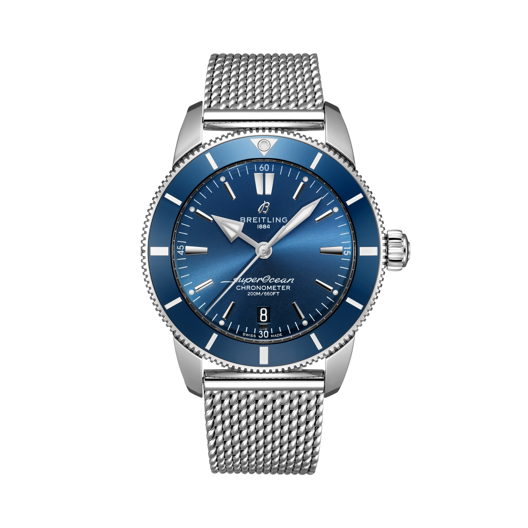 Superocean Heritage B20 Automatic 44 Azul | V-DIAL-COLOR-5714 dial, AB2030161C1A1