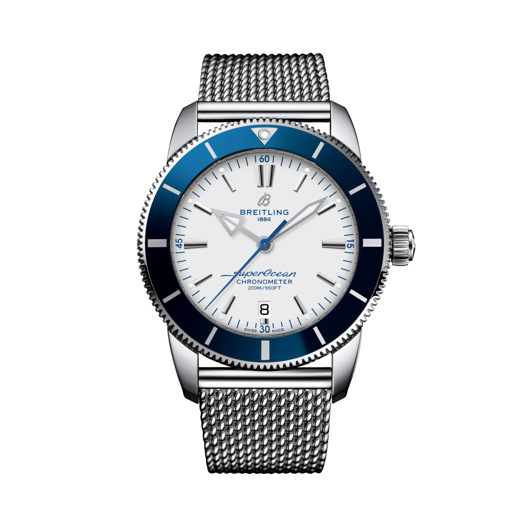 Superocean Heritage B20 Automatic 44 White | V-DIAL-COLOR-5926 dial, AB20303A1A1A1