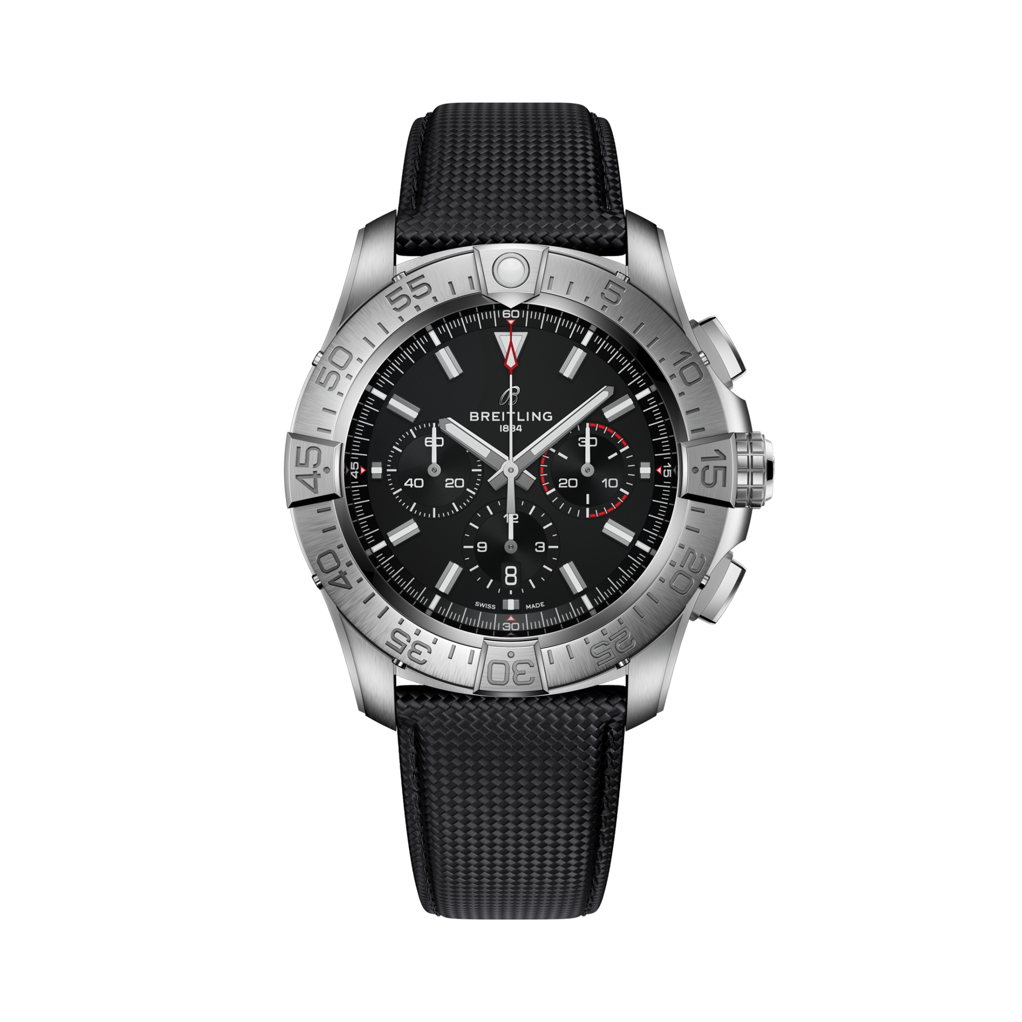 Super Avenger B01 Chronograph 46 Negro | V-DIAL-COLOR-5686 dial, EB0148101B1X1