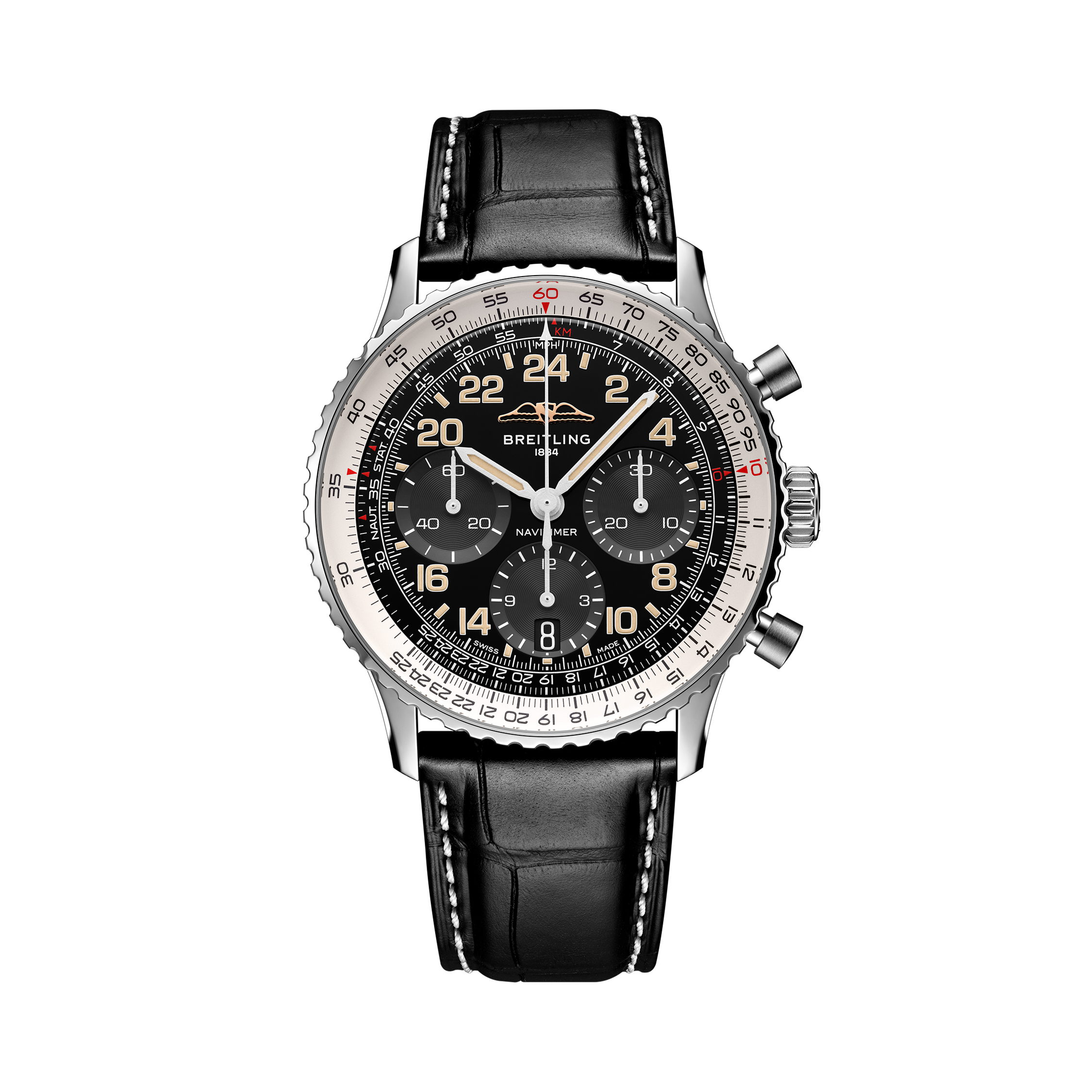 Navitimer B02 Chronograph 41 Cosmonaute Black | V-DIAL-COLOR-5686 dial, PB02301A1B1P1