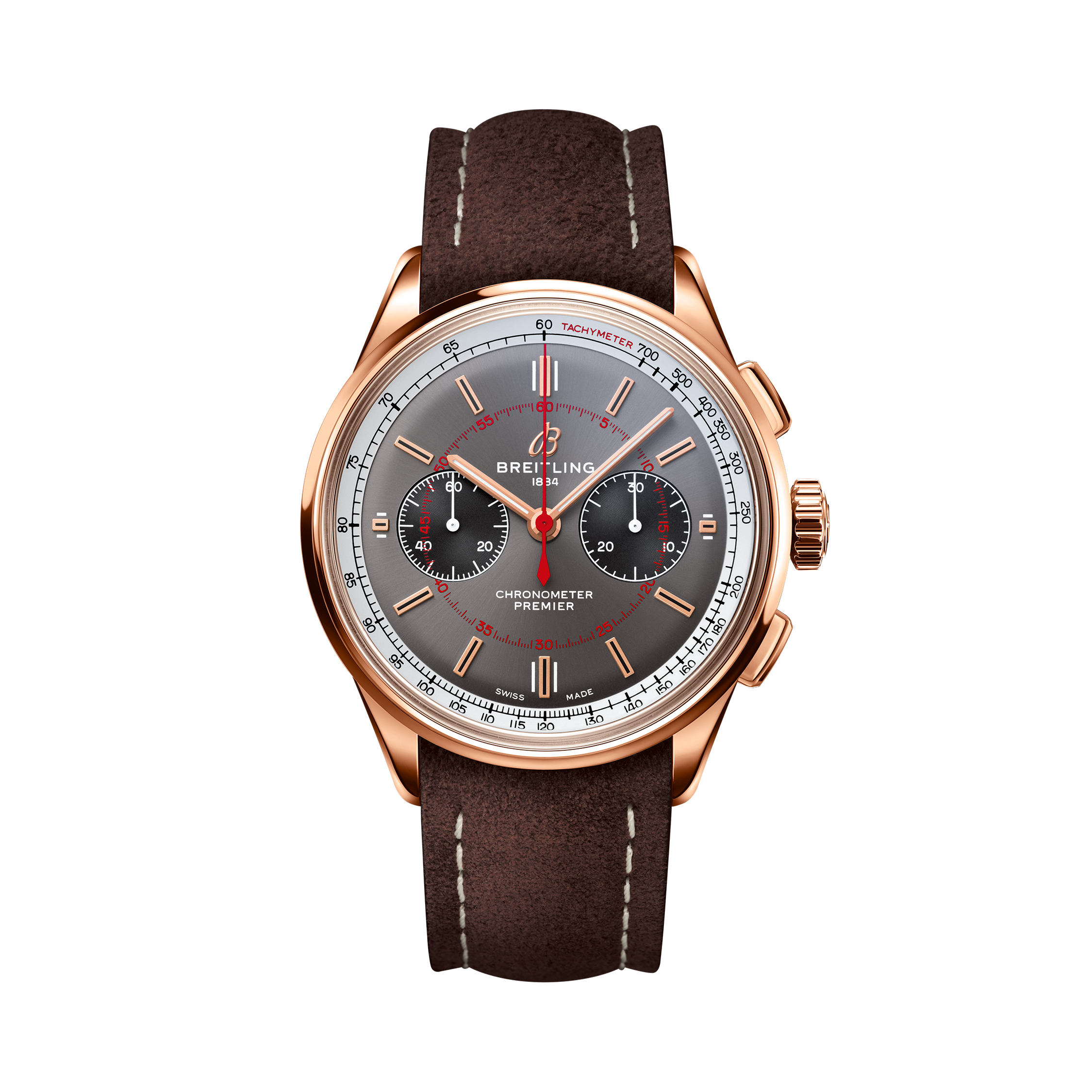 Premier B01 Chronograph 42 Wheels and Waves Anthracite | V-DIAL-COLOR-5664 dial, RB0118A31B1X1